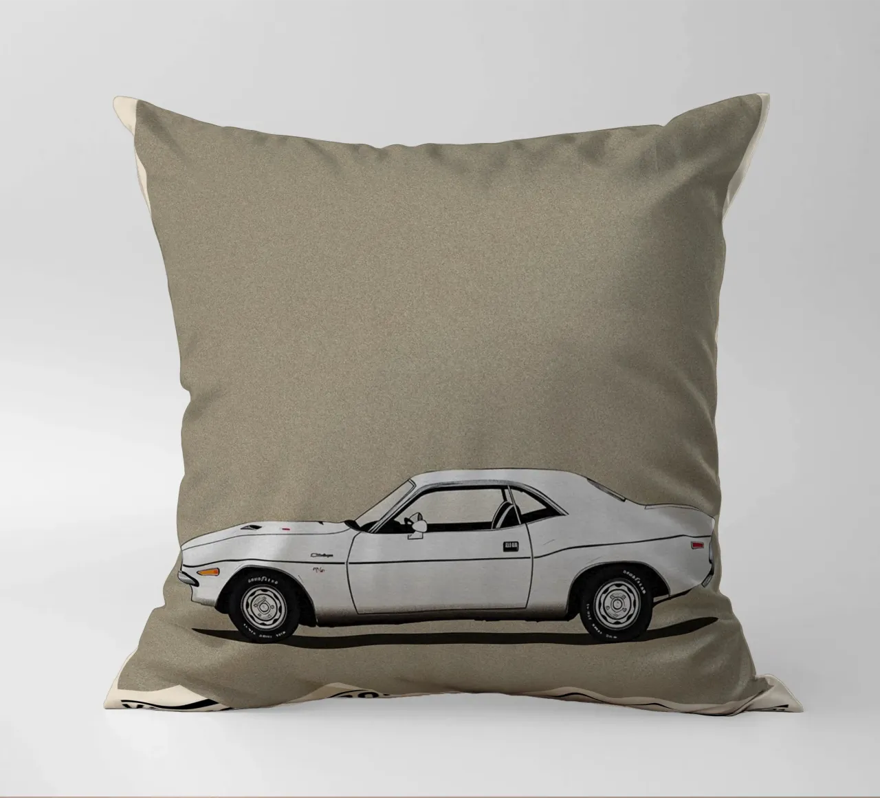 Vanishing Point car movie decorative cushion by TheArtstudio