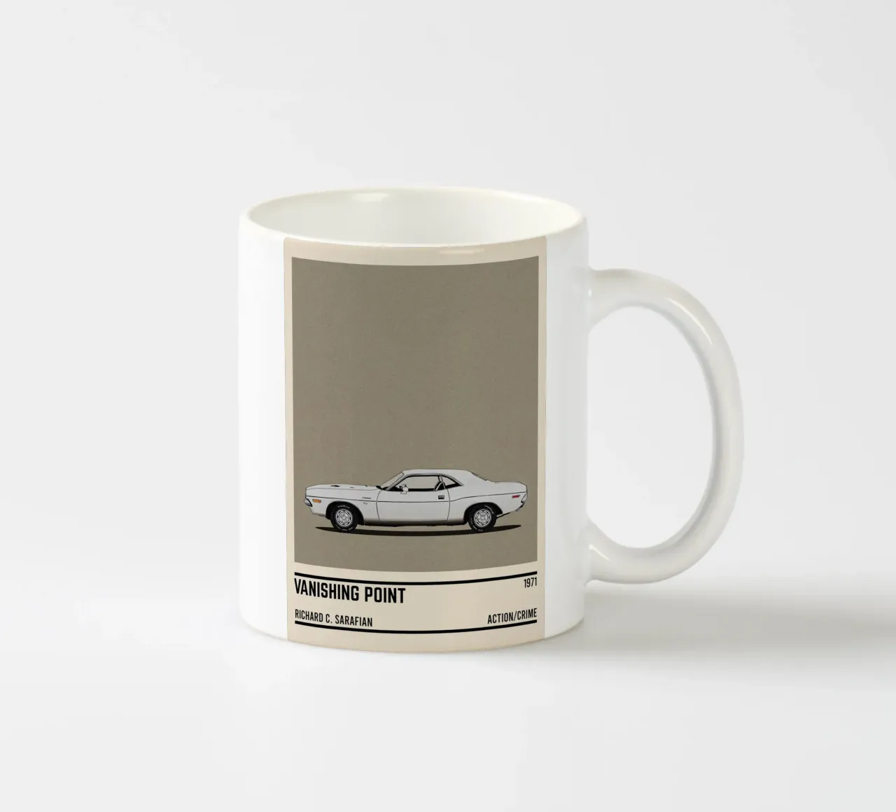 Vanishing Point car movie tazza in ceramica da TheArtstudio