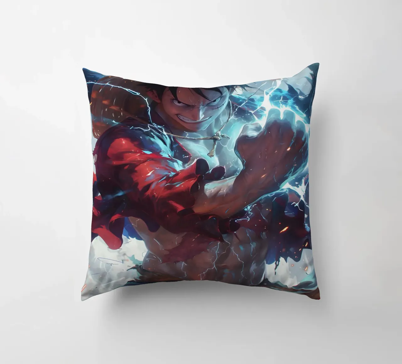 Luffy One Piece decorative cushion by CreativeStudio