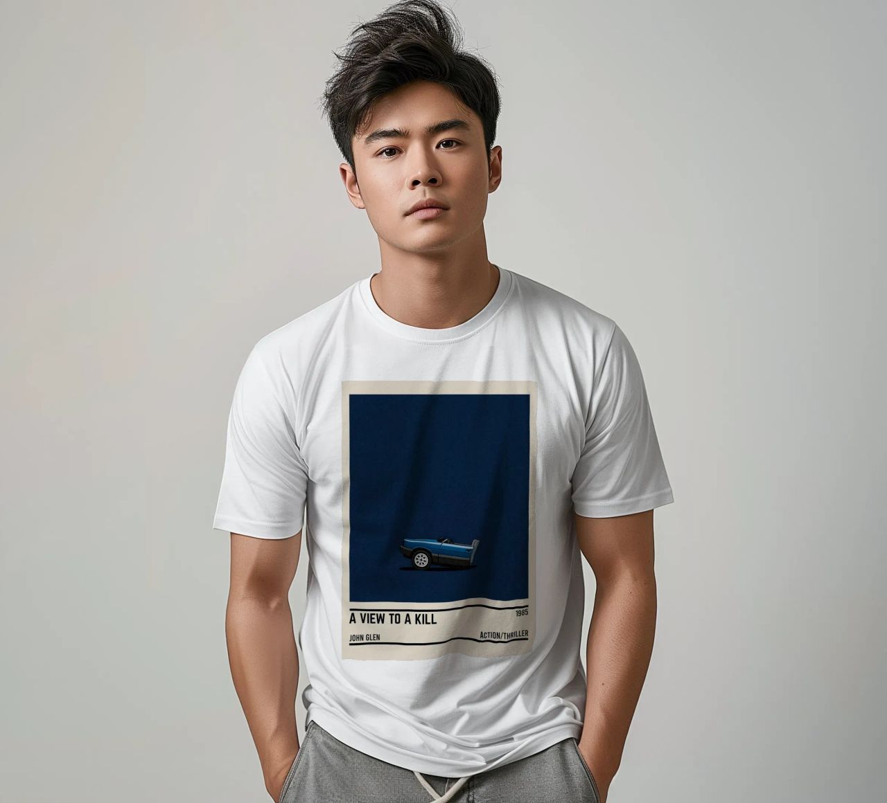 A View to a Kill car t-shirt da TheArtstudio