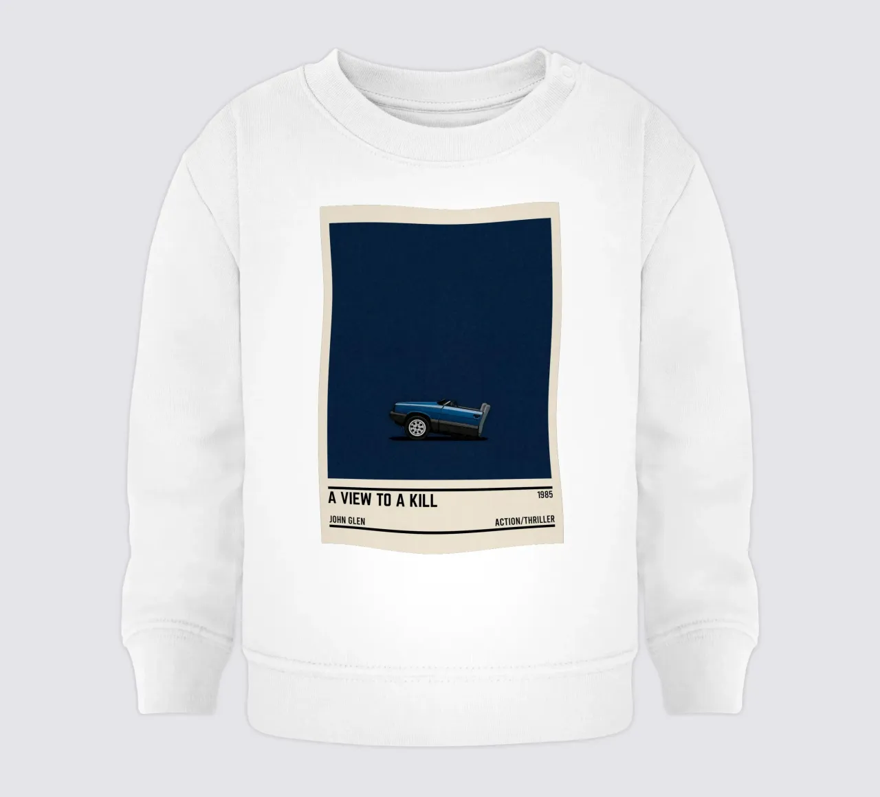 A View to a Kill car baby sweatshirt by TheArtstudio