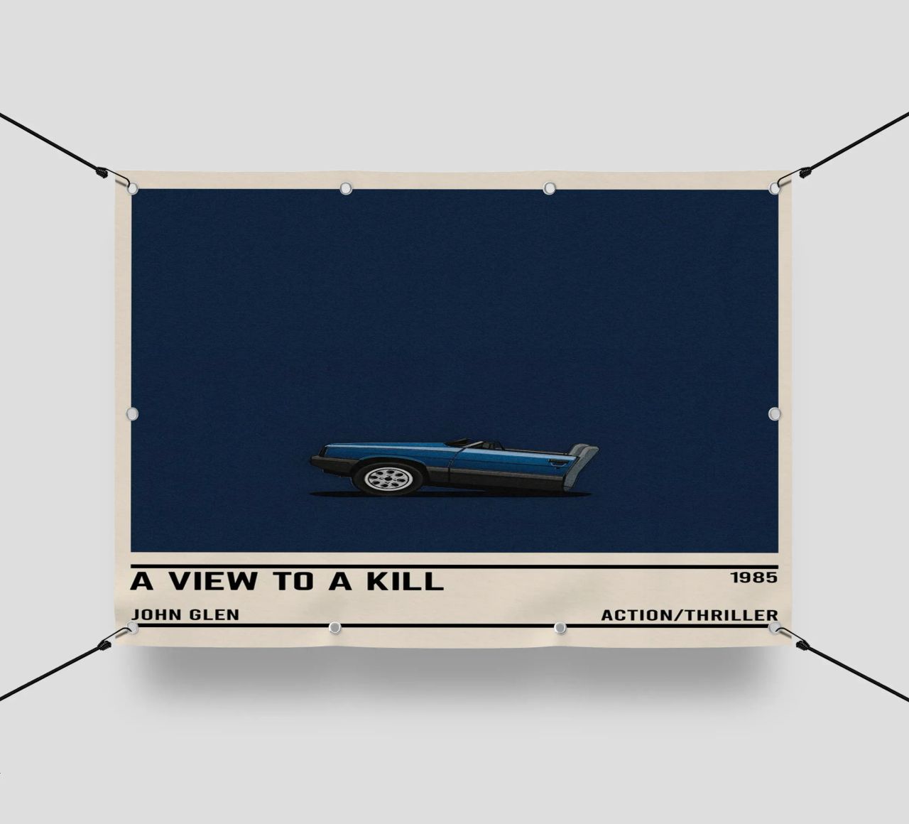 A View to a Kill car telo in pvc da TheArtstudio