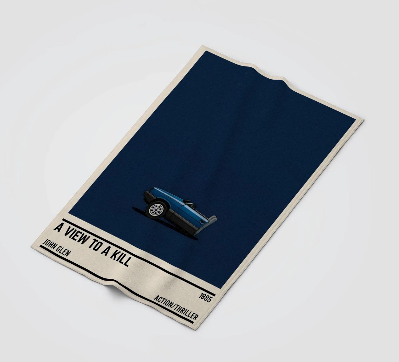 A View to a Kill car coperta in pile da TheArtstudio