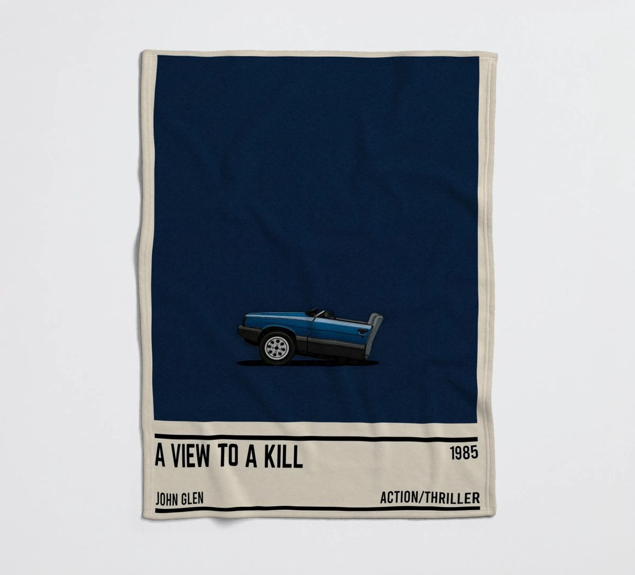 A View to a Kill car coperta in pile da TheArtstudio