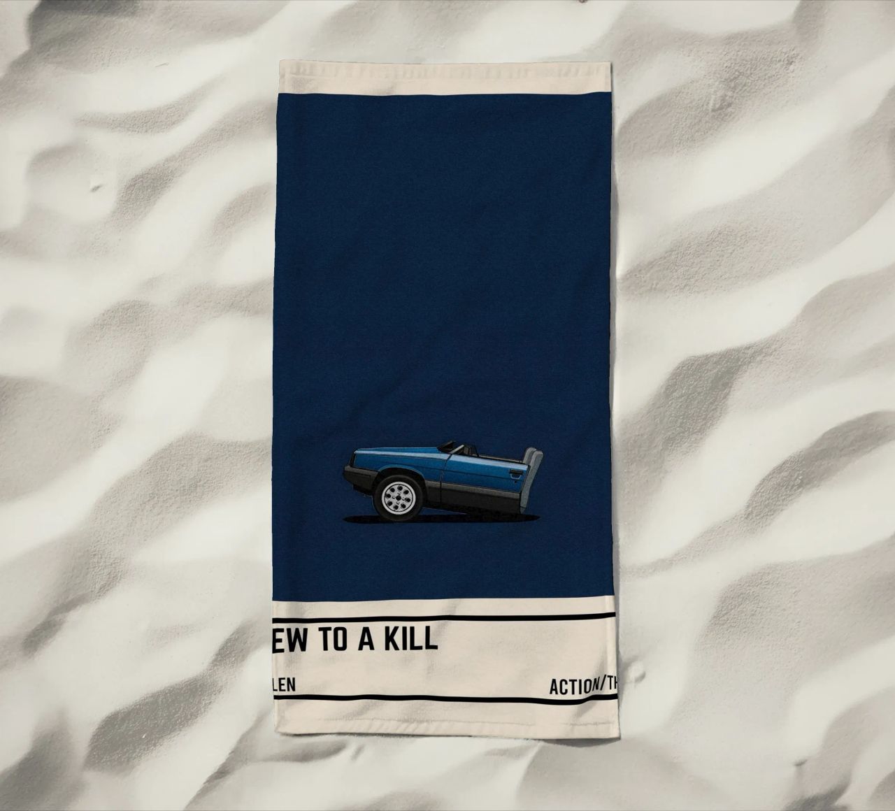 A View to a Kill car telo mare da TheArtstudio