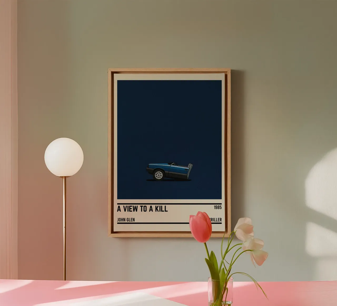 A View to a Kill car canvas by TheArtstudio