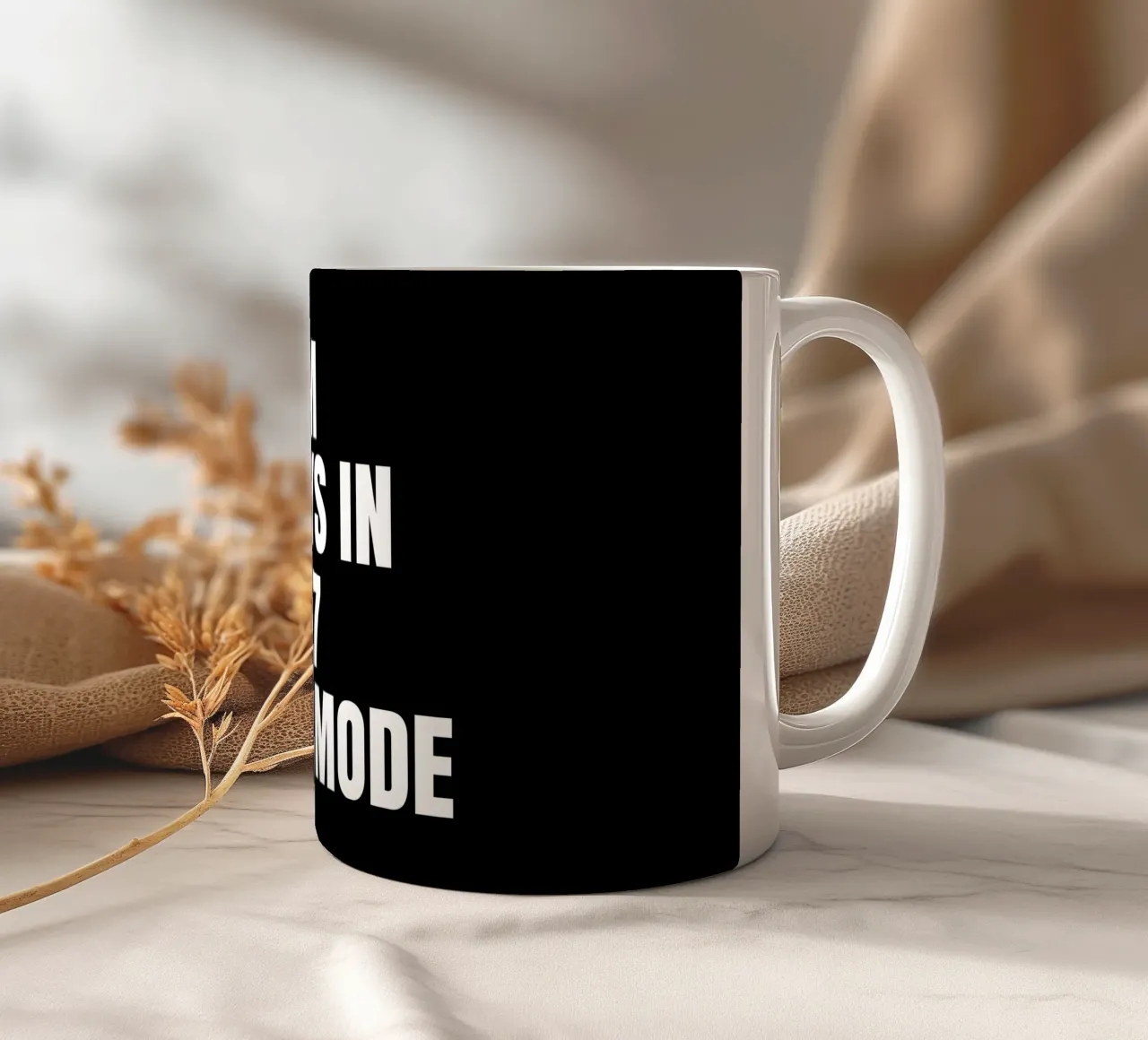 I am always in  24/7 hustle mode tazza in ceramica da happieeagle