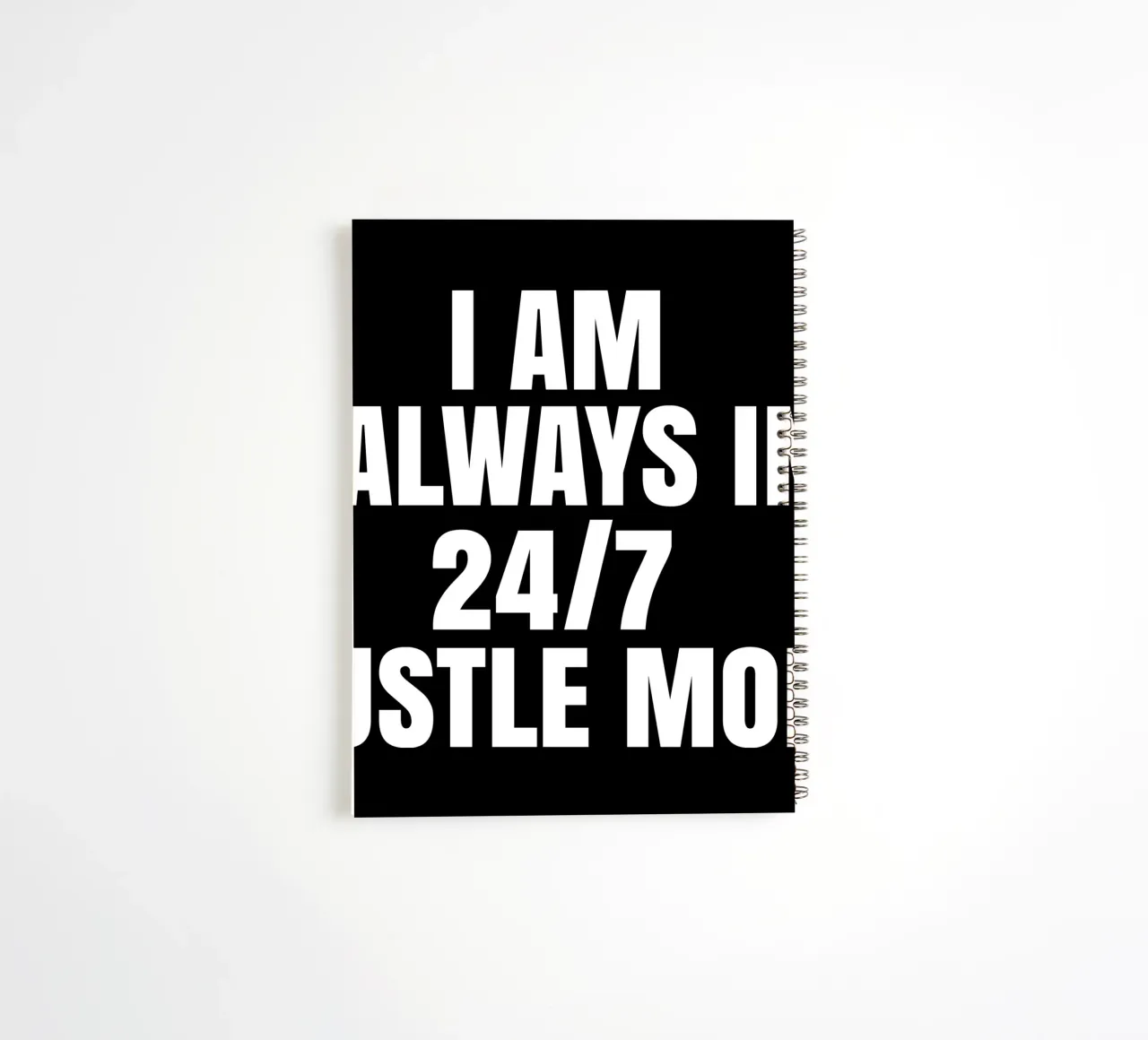I am always in  24/7 hustle mode diario ad anelli da happieeagle
