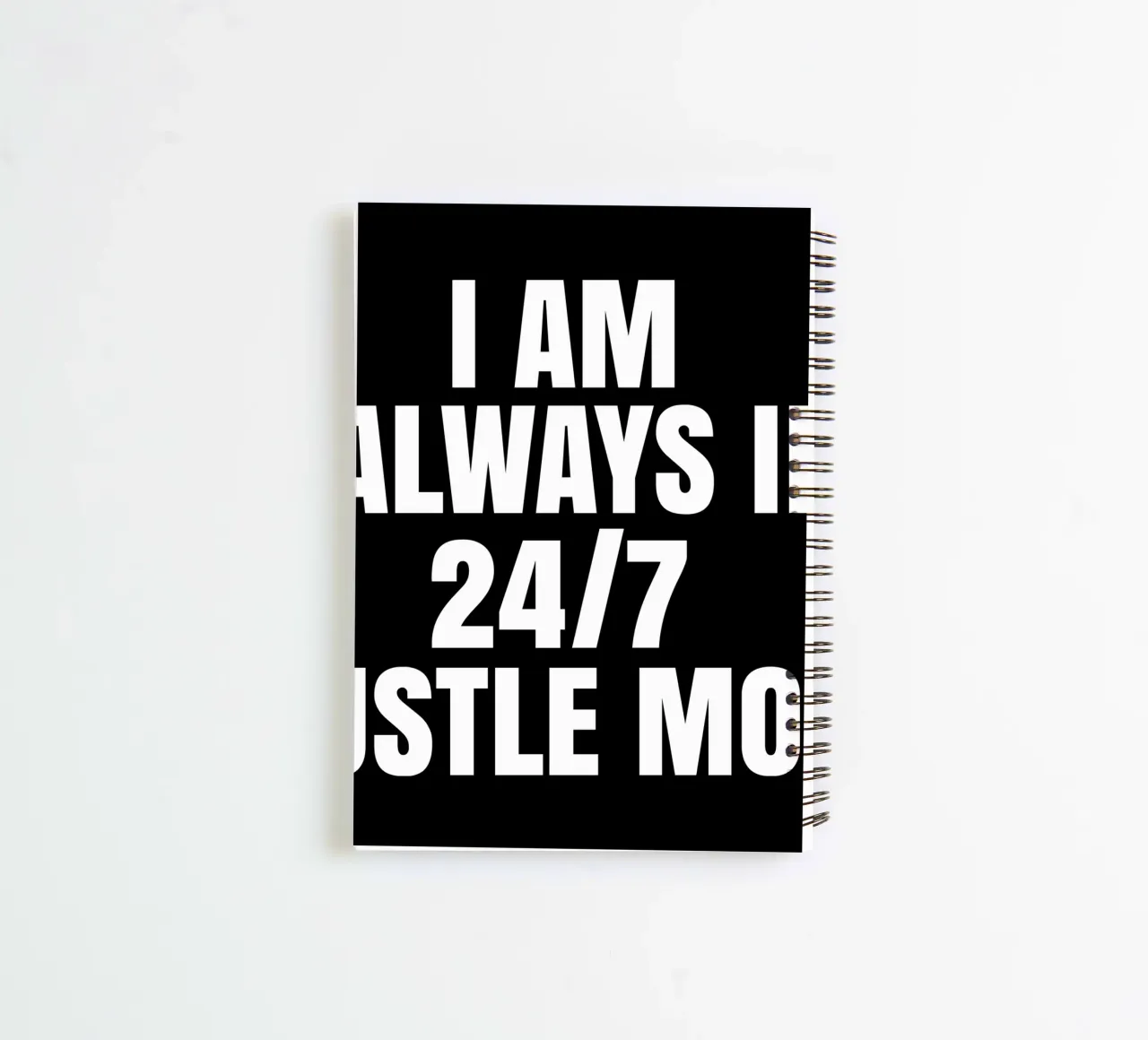 I am always in  24/7 hustle mode diario ad anelli da happieeagle