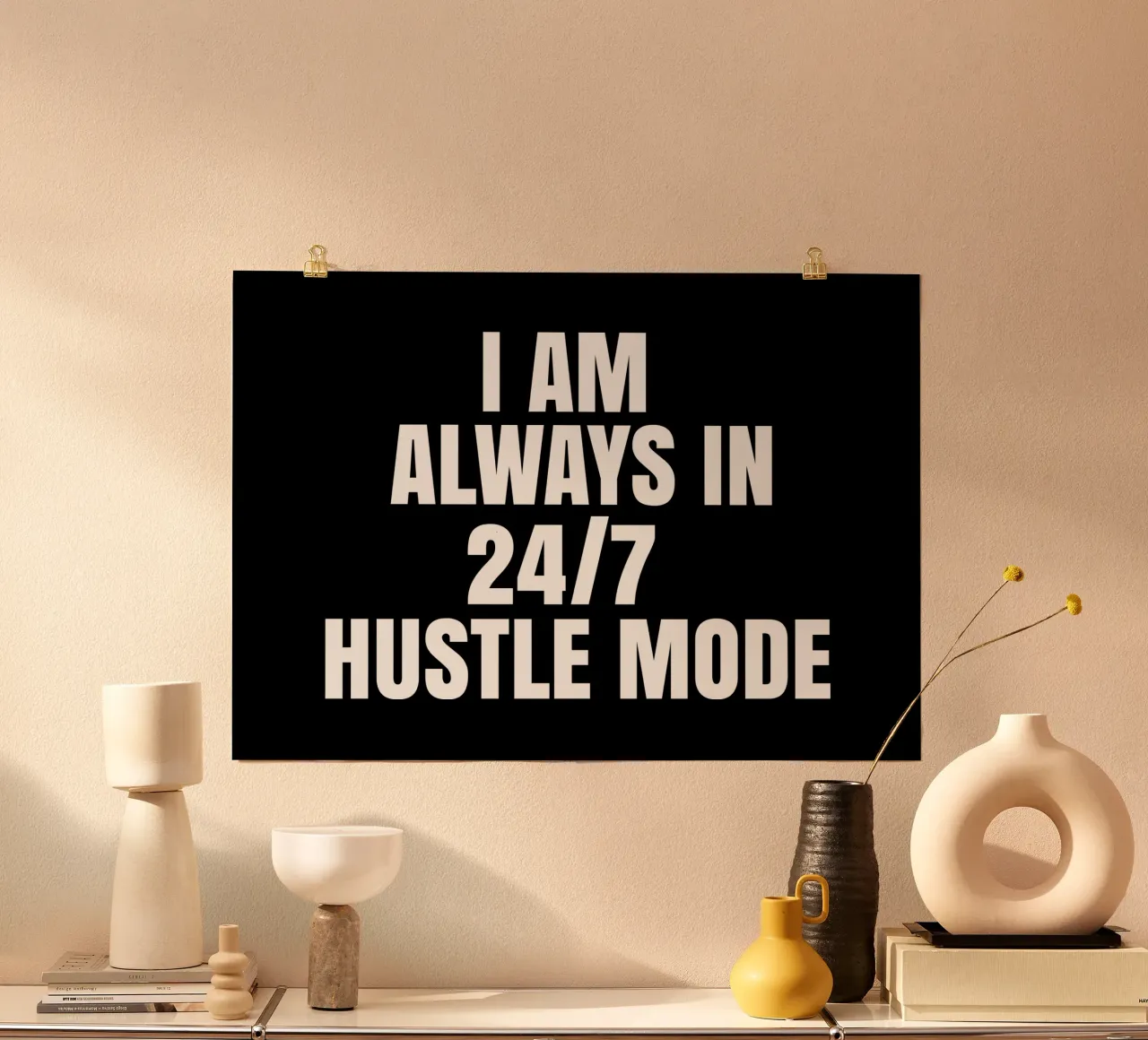 I am always in 24/7 hustle mode carta hahnemühle da happieeagle
