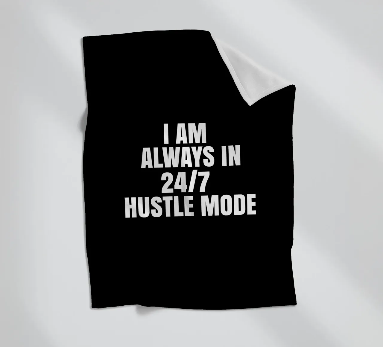 I am always in  24/7 hustle mode coperta in pile da happieeagle