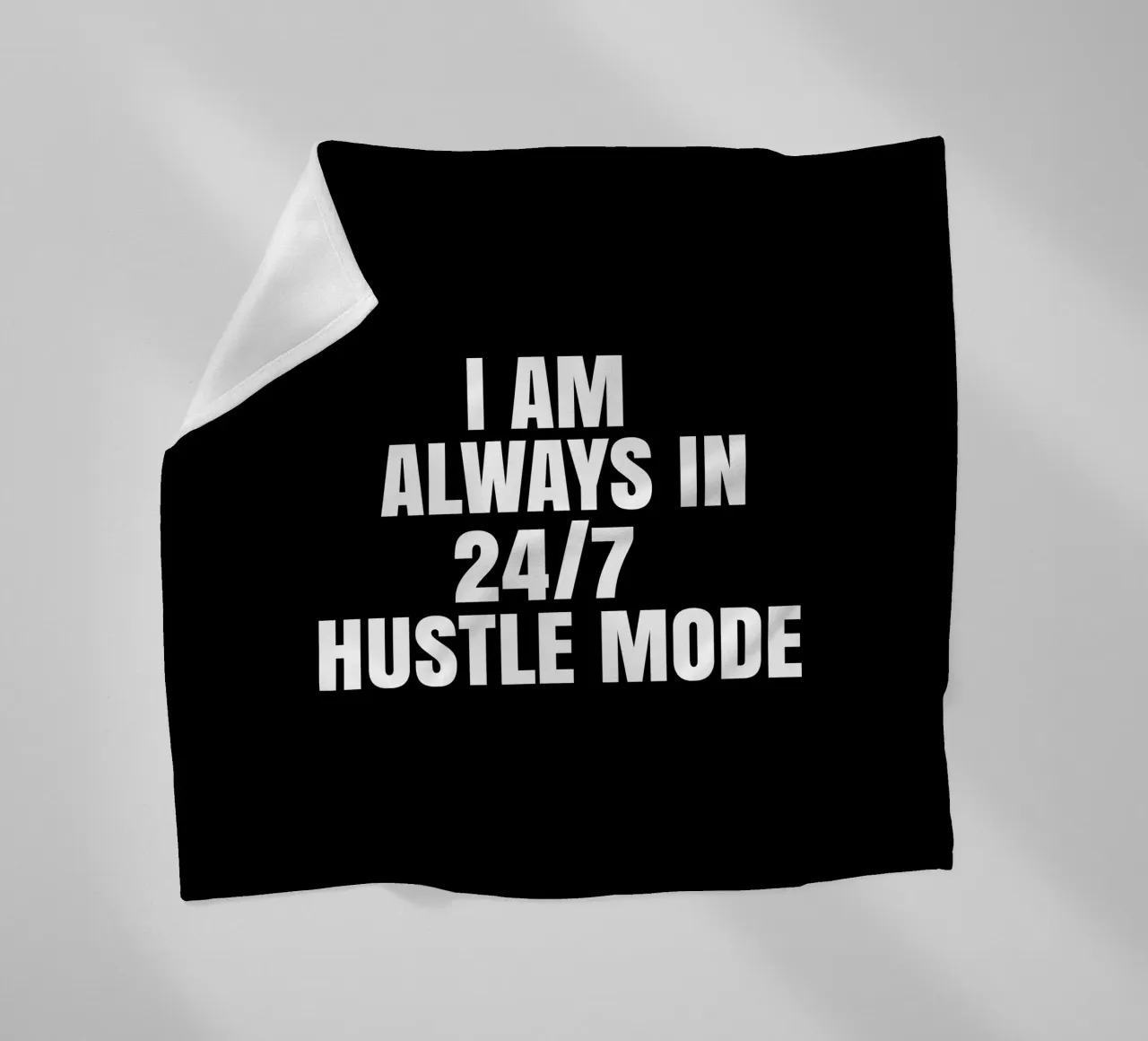 I am always in  24/7 hustle mode coperta in pile da happieeagle