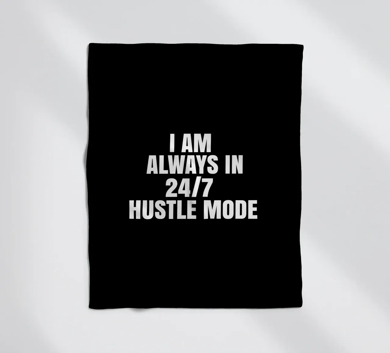 I am always in 24/7 hustle mode coperta in pile da happieeagle