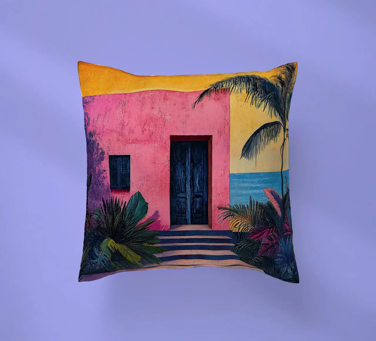 Henri Matisse inspiriert "Joyful Abstraction on Canvas" decorative cushion by Nikis Art Studio