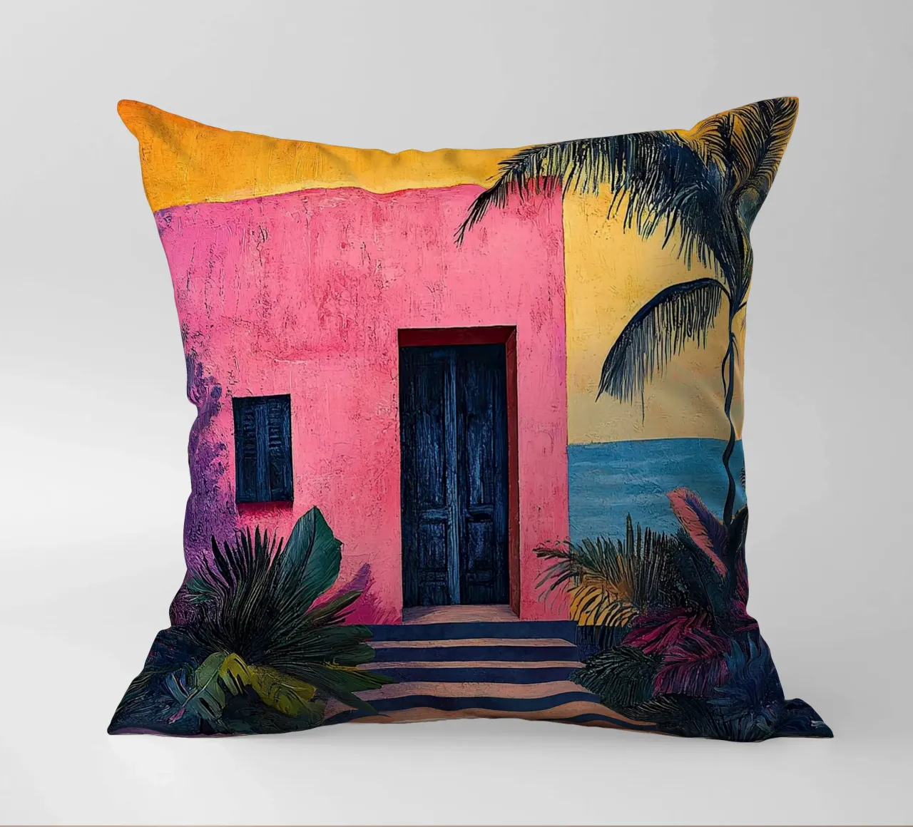 Henri Matisse inspiriert "Joyful Abstraction on Canvas" decorative cushion by Nikis Art Studio
