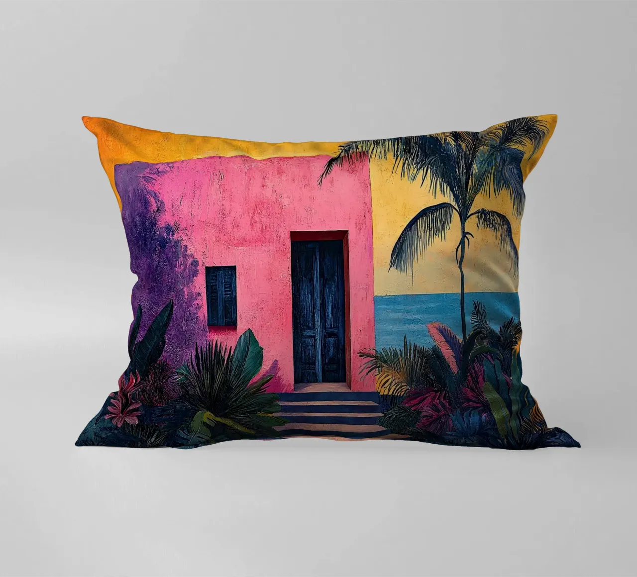 Henri Matisse inspiriert "Joyful Abstraction on Canvas" decorative cushion by Nikis Art Studio