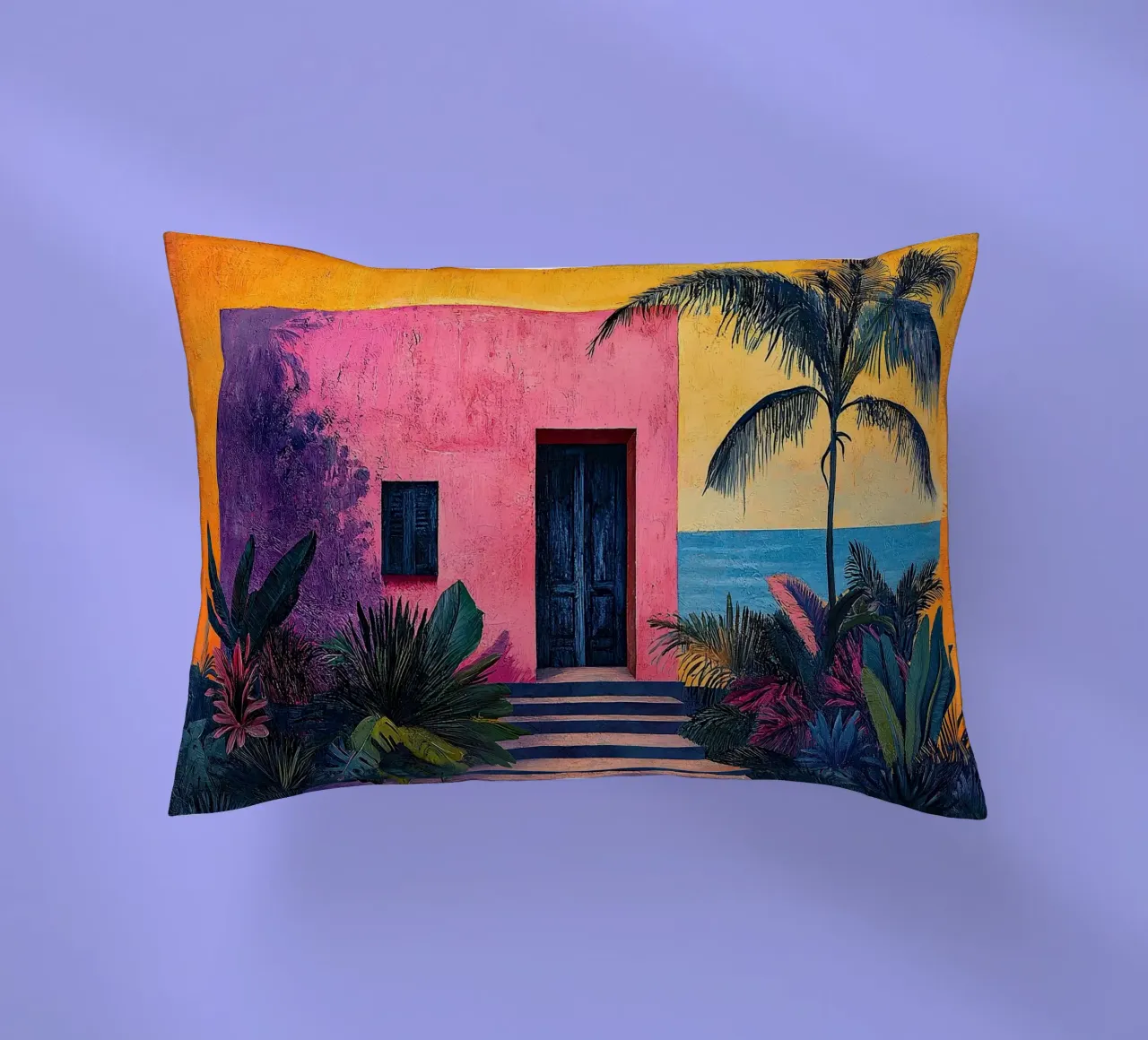 Henri Matisse inspiriert "Joyful Abstraction on Canvas" decorative cushion by Nikis Art Studio