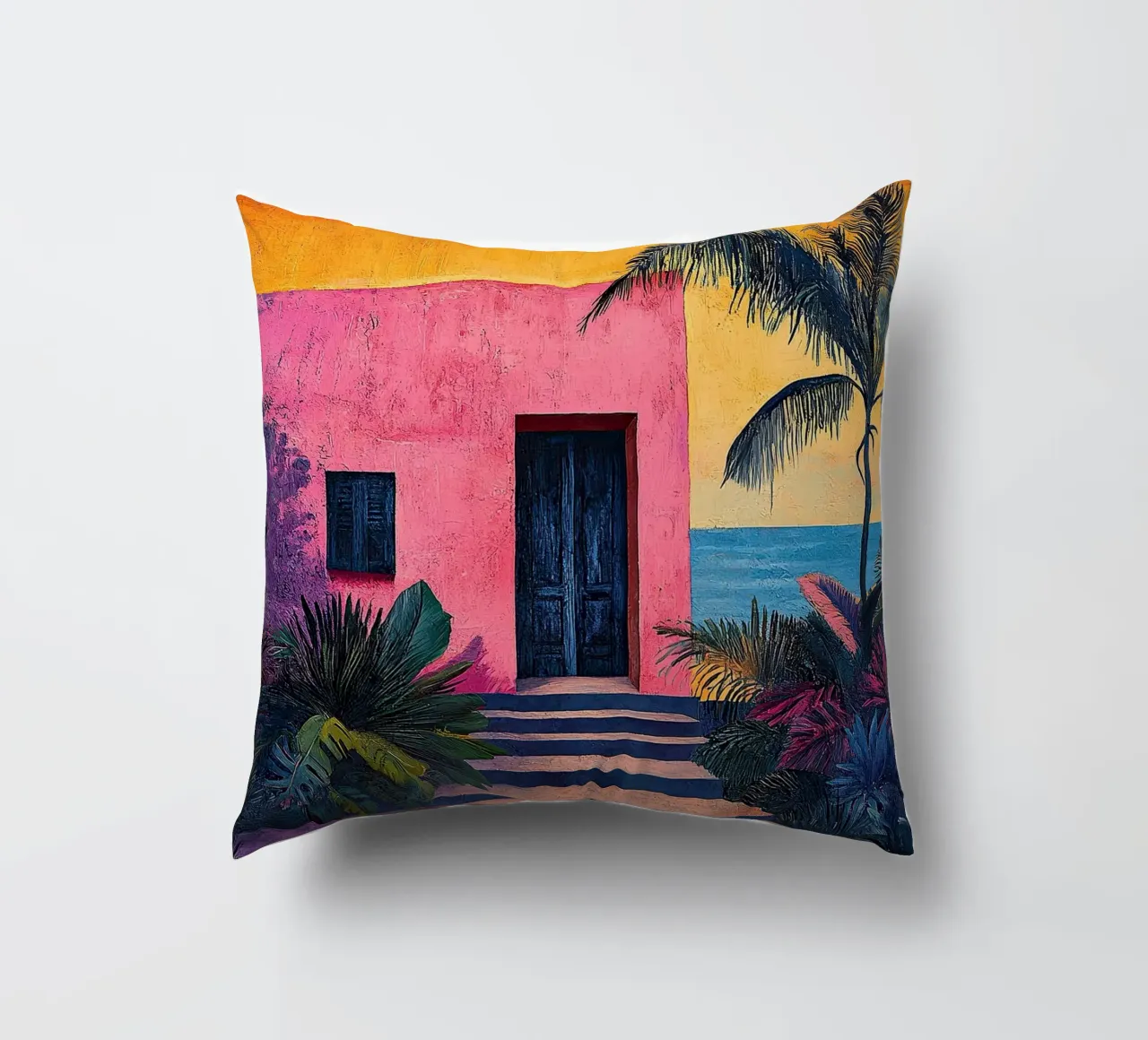 Henri Matisse inspiriert "Joyful Abstraction on Canvas" decorative cushion by Nikis Art Studio