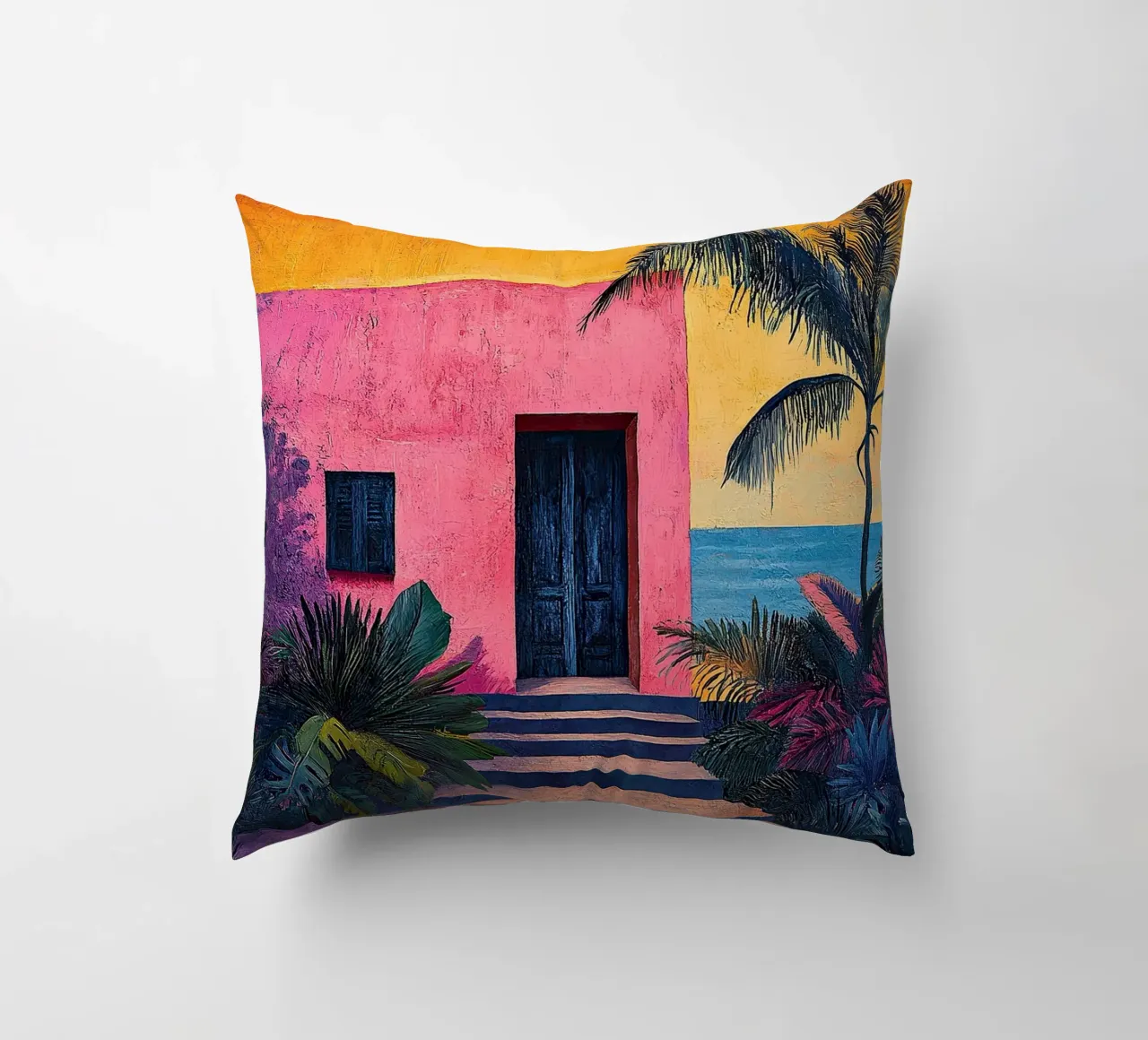 Henri Matisse inspiriert "Joyful Abstraction on Canvas" decorative cushion by Nikis Art Studio