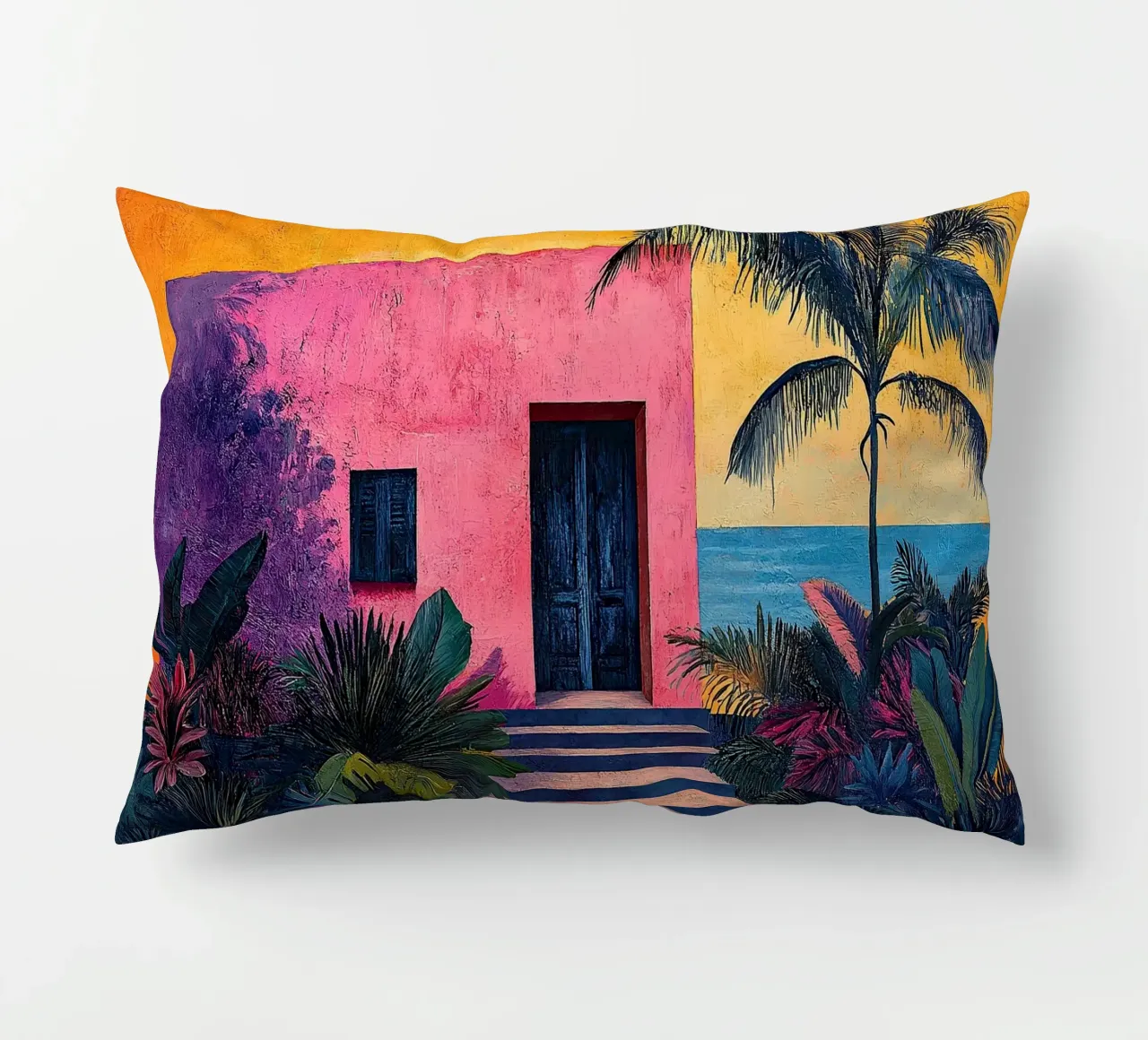Henri Matisse inspiriert "Joyful Abstraction on Canvas" decorative cushion by Nikis Art Studio