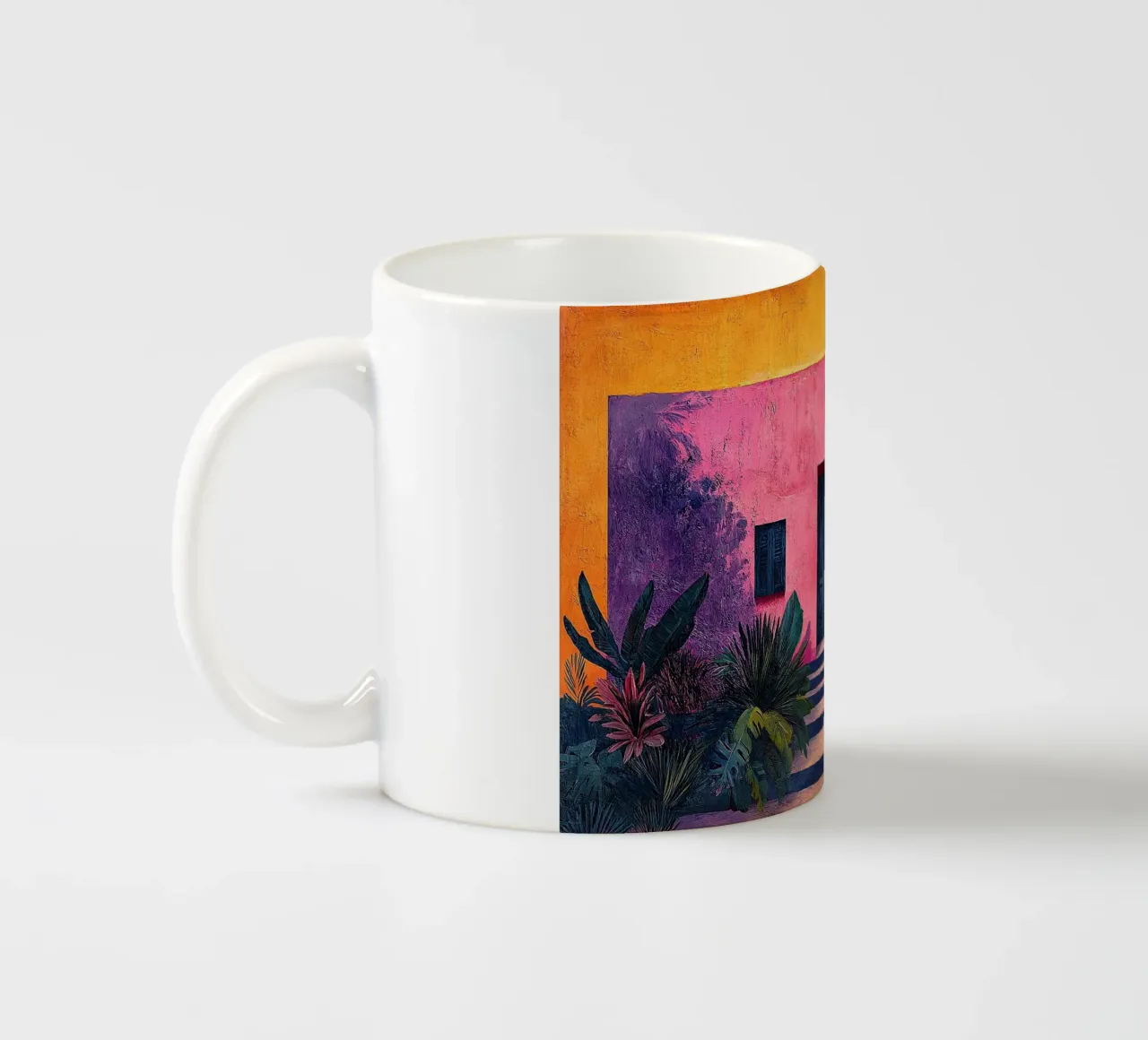 Henri Matisse inspiriert "Joyful Abstraction on Canvas" ceramic mug by Nikis Art Studio