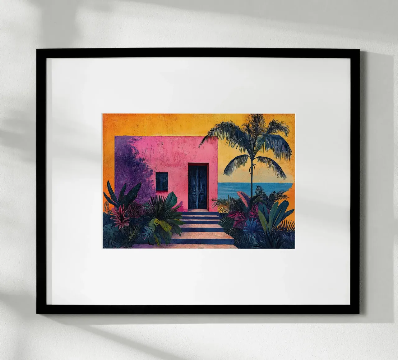 Henri Matisse inspiriert "Joyful Abstraction on Canvas" hahnemühle by Nikis Art Studio