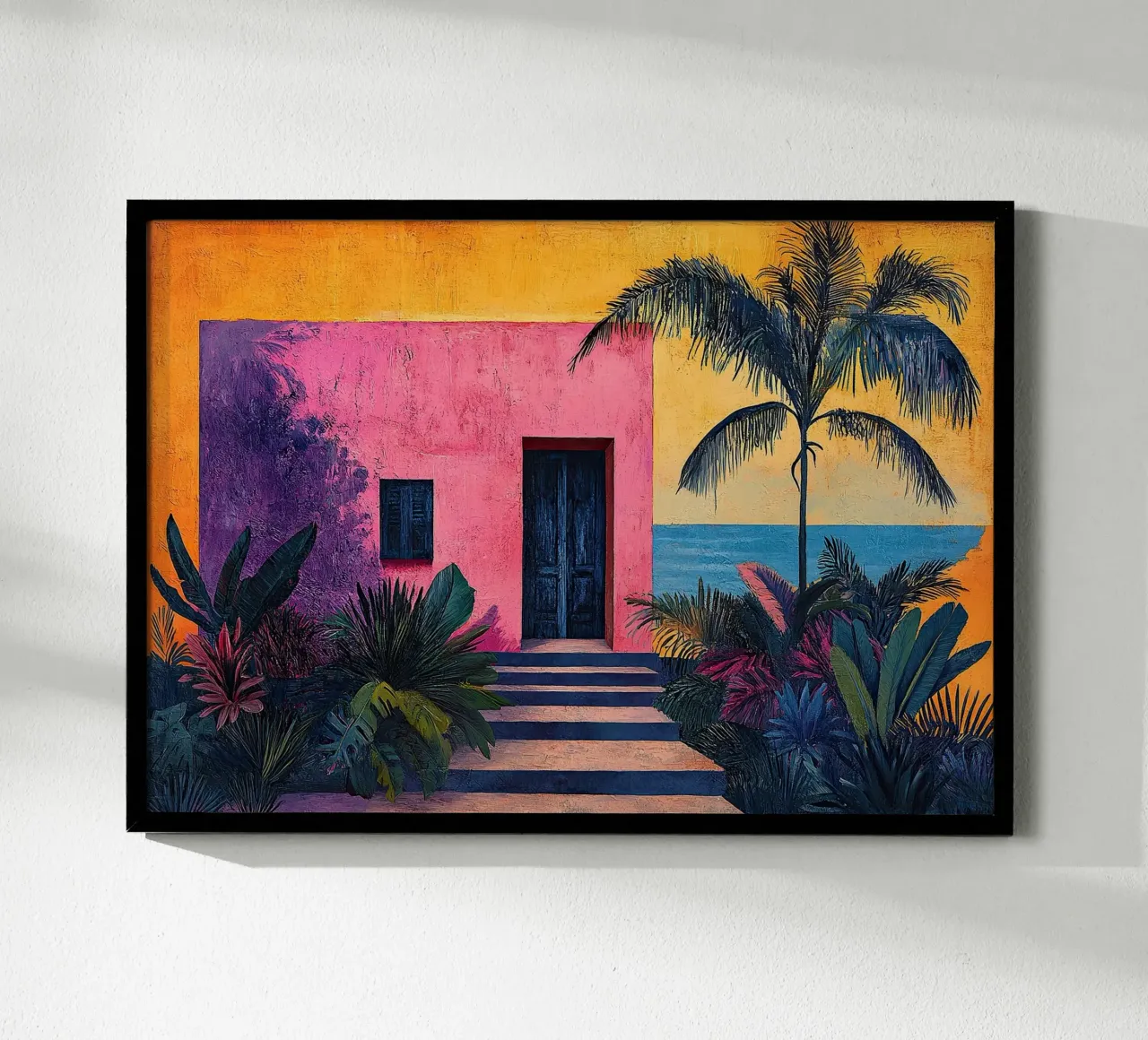 Henri Matisse inspiriert "Joyful Abstraction on Canvas" hahnemühle by Nikis Art Studio
