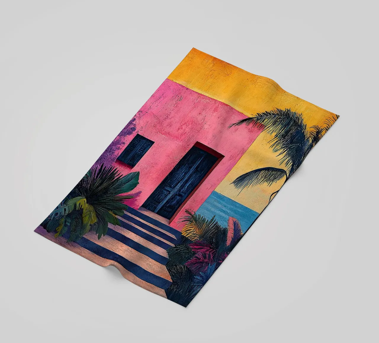 Henri Matisse inspiriert "Joyful Abstraction on Canvas" beach towel by Nikis Art Studio