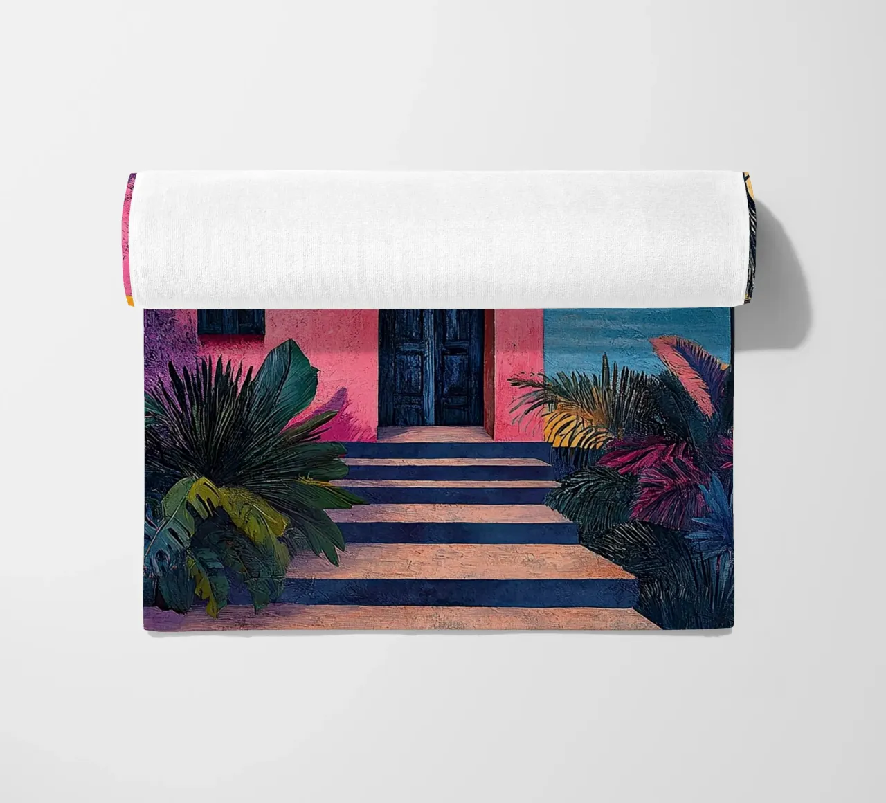 Henri Matisse inspiriert "Joyful Abstraction on Canvas" beach towel by Nikis Art Studio