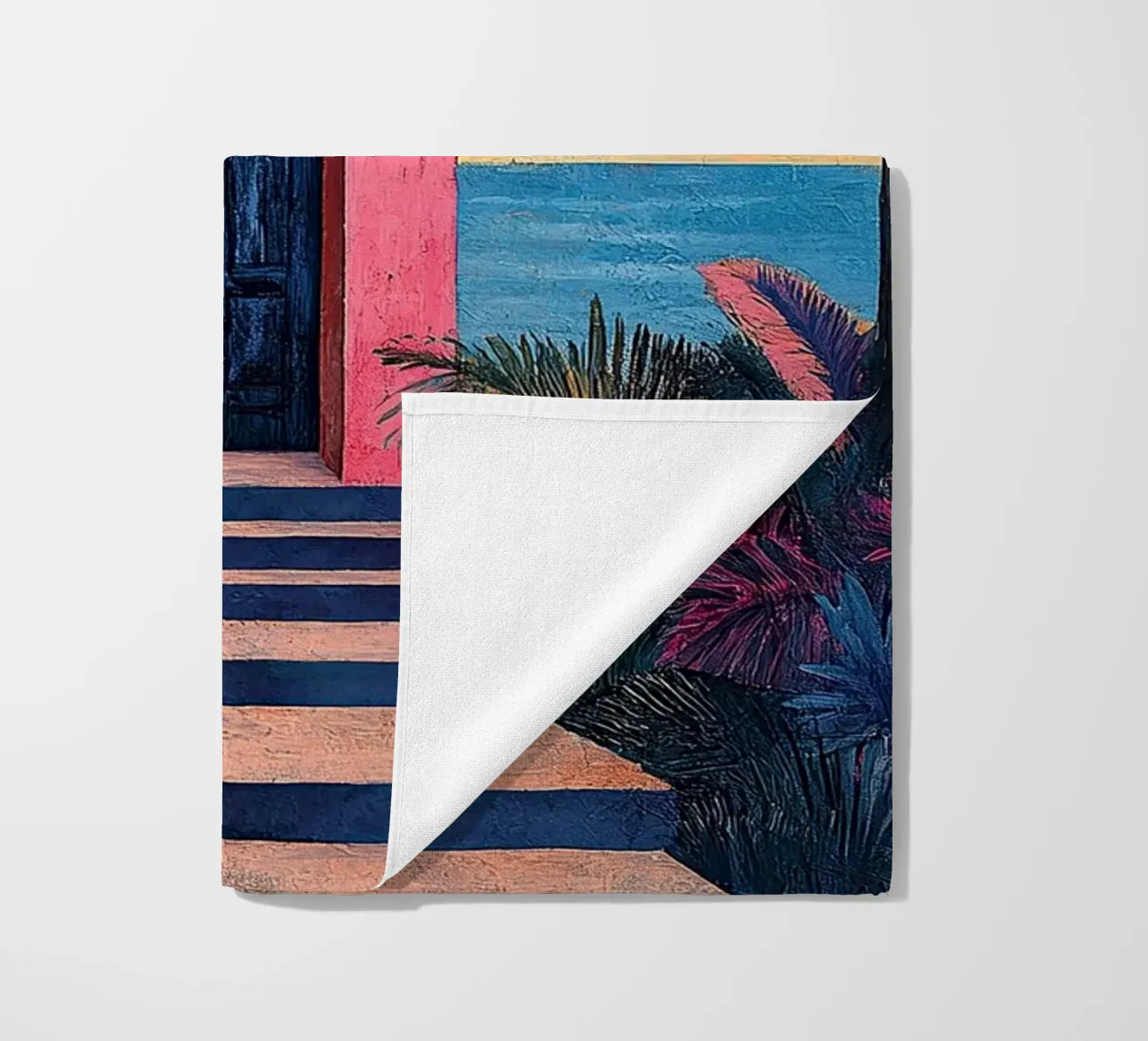 Henri Matisse inspiriert "Joyful Abstraction on Canvas" beach towel by Nikis Art Studio
