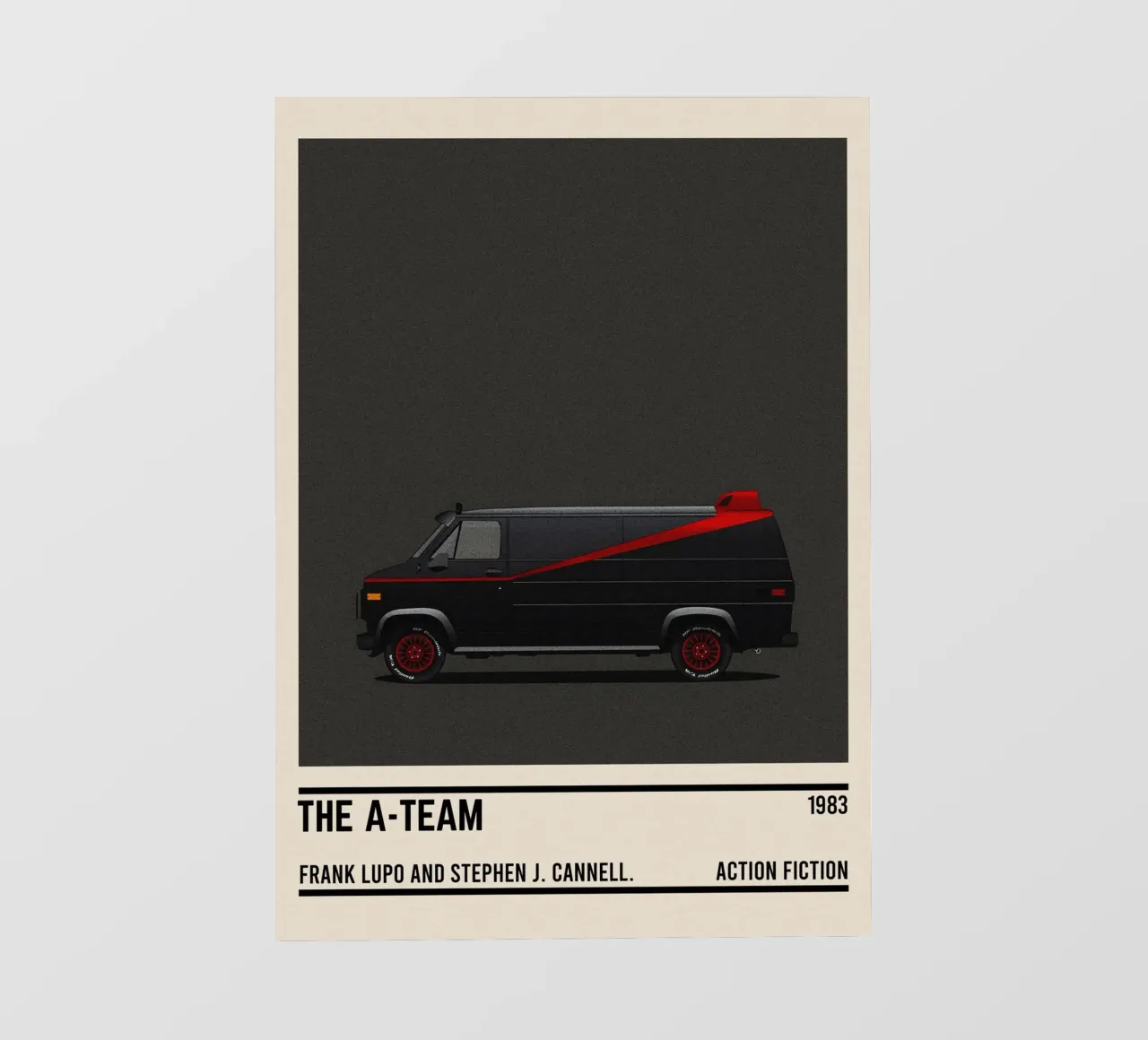 A-Team inspired car pellicola backlit da TheArtstudio