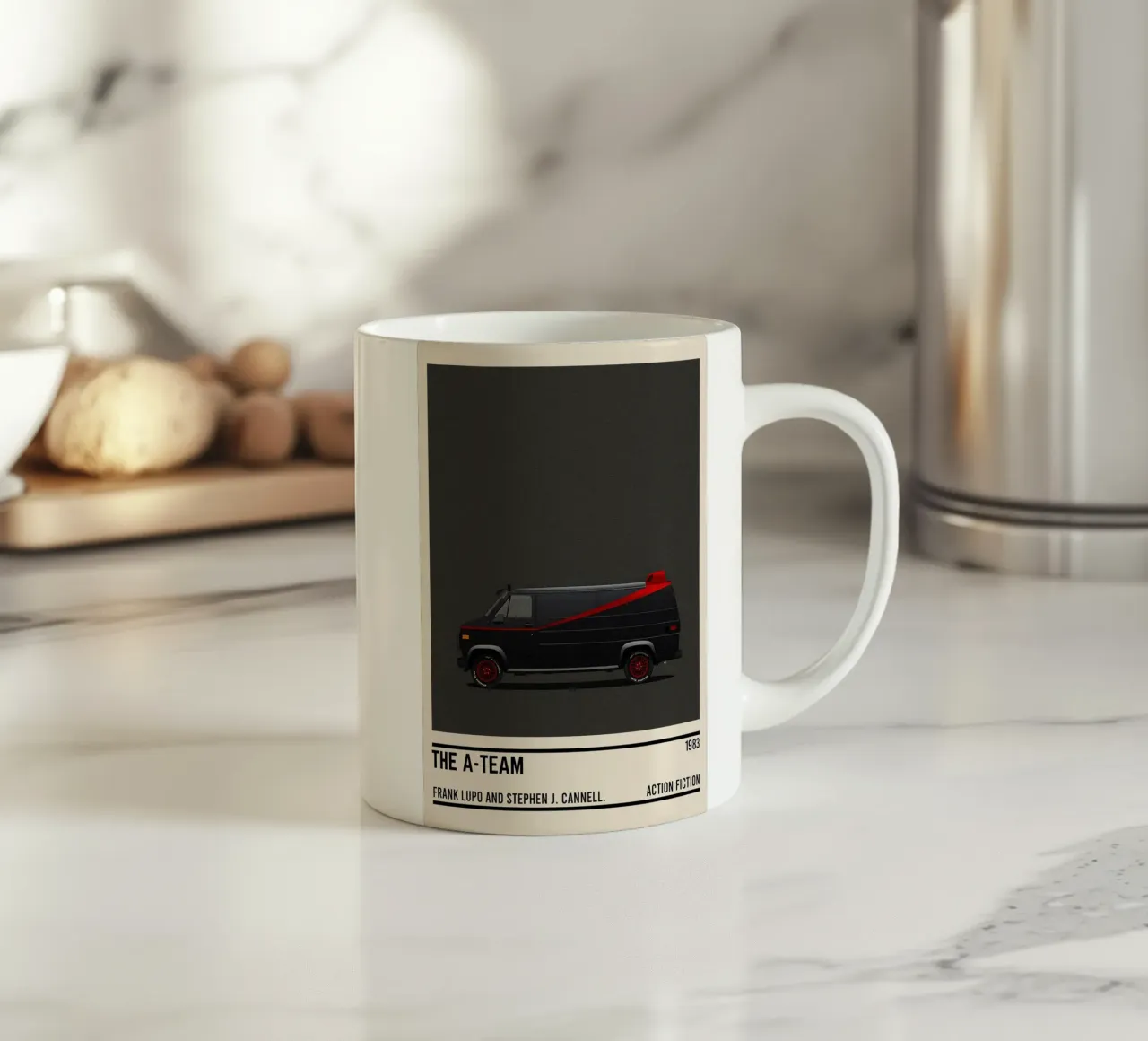 A-Team inspired car tazza in ceramica da TheArtstudio