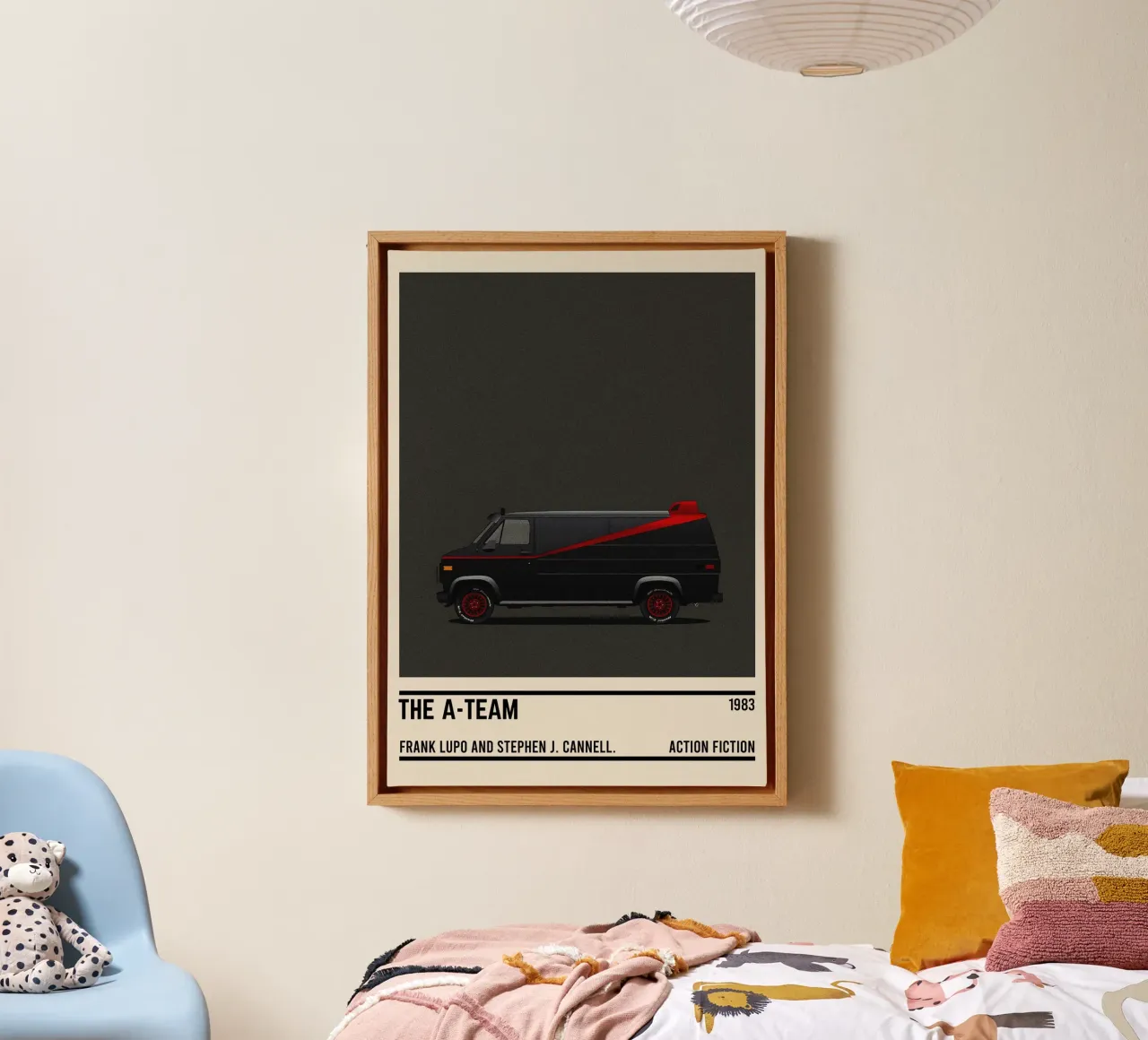 A-Team inspired car tela con Cornice a cassetta da TheArtstudio