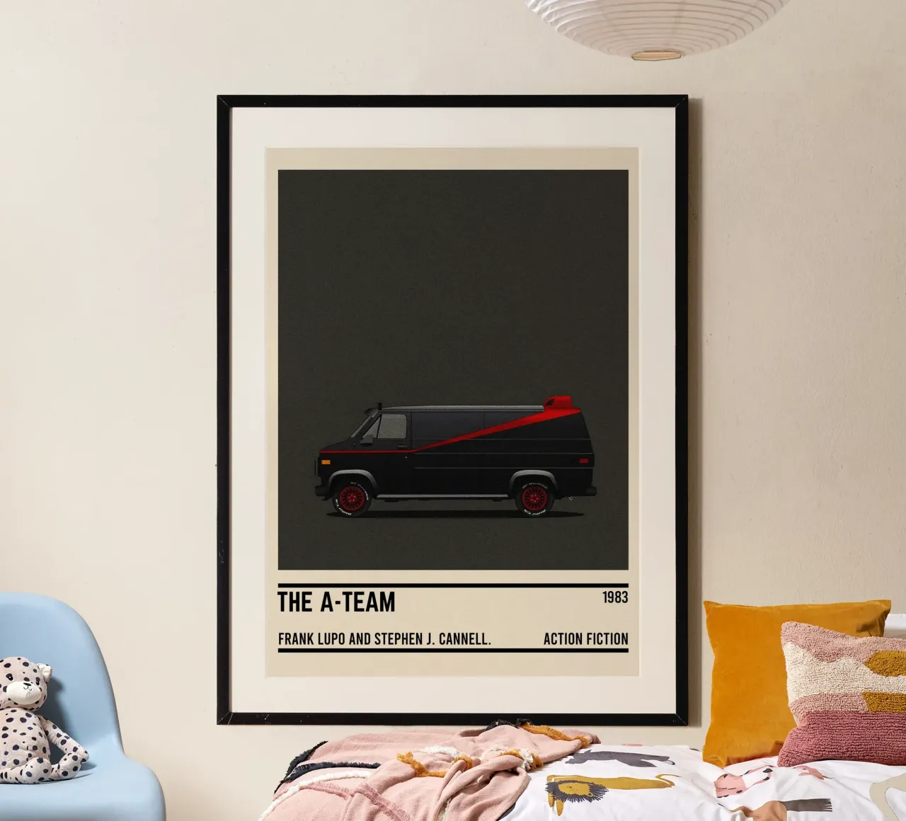 A-Team inspired car carta hahnemühle da TheArtstudio