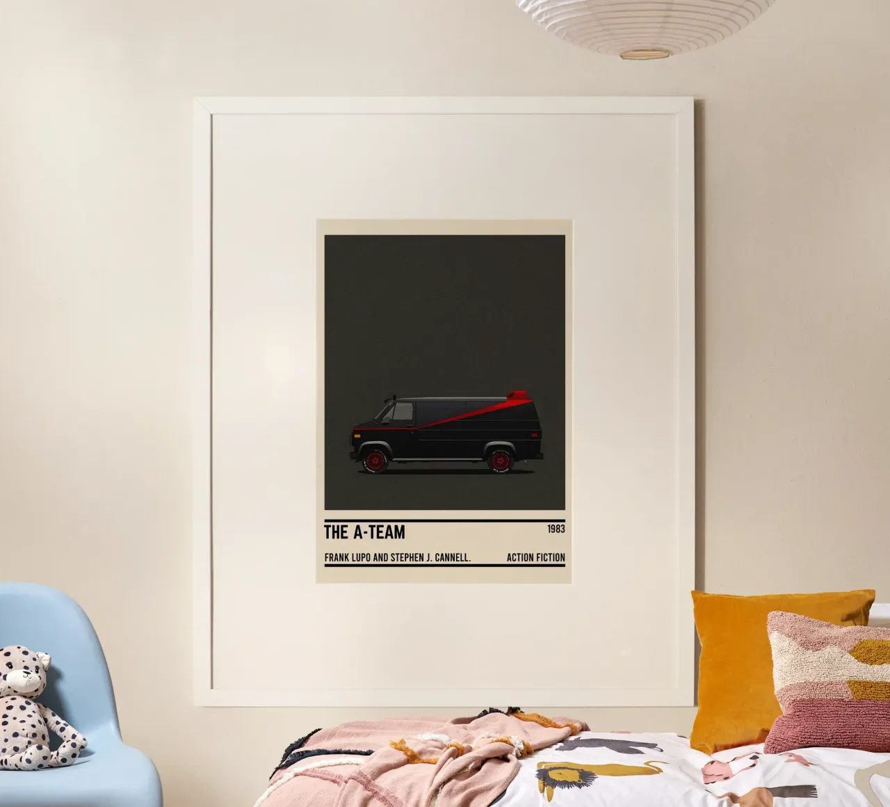 A-Team inspired car carta hahnemühle da TheArtstudio