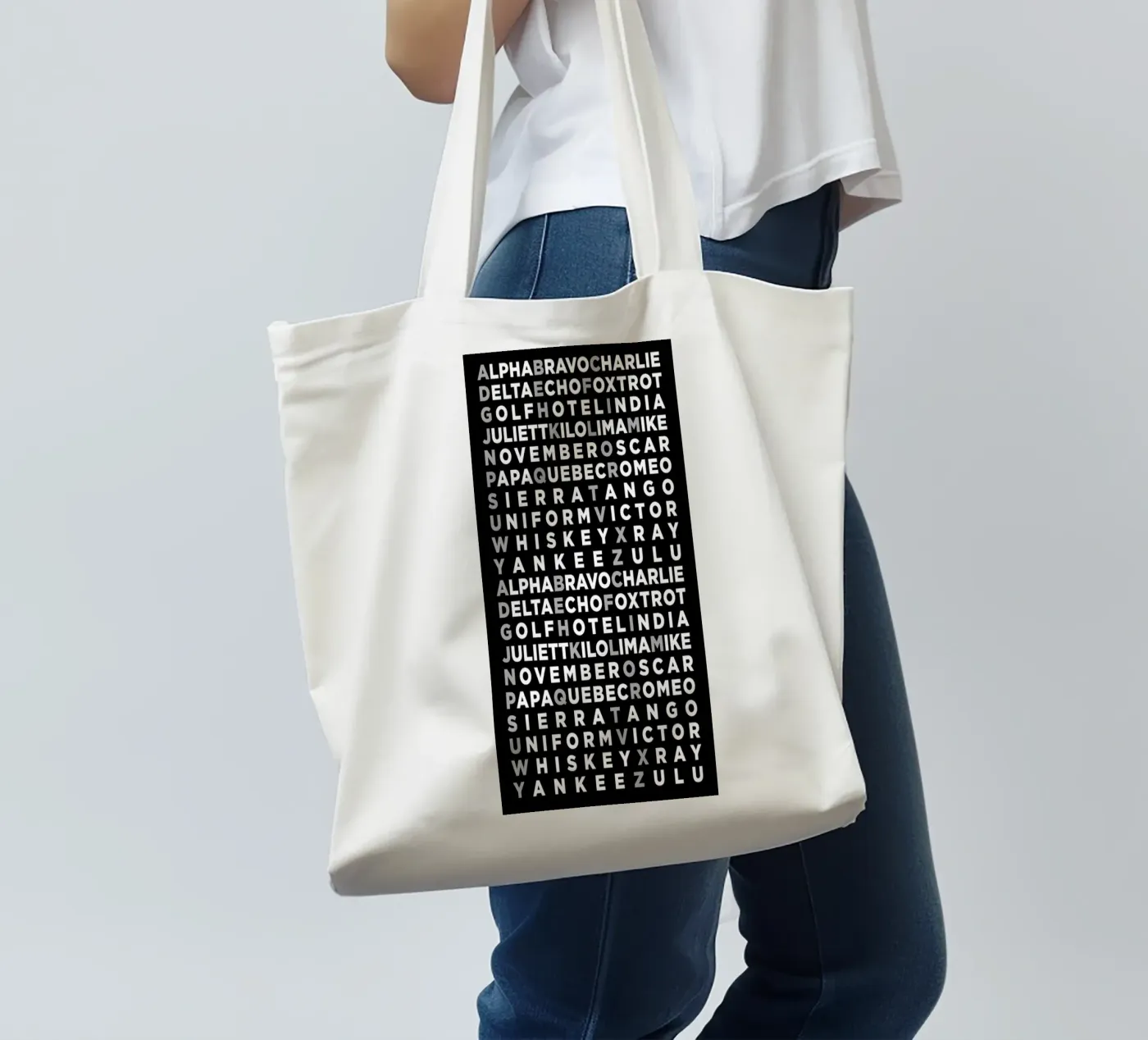 Alpha tote bag by 08left