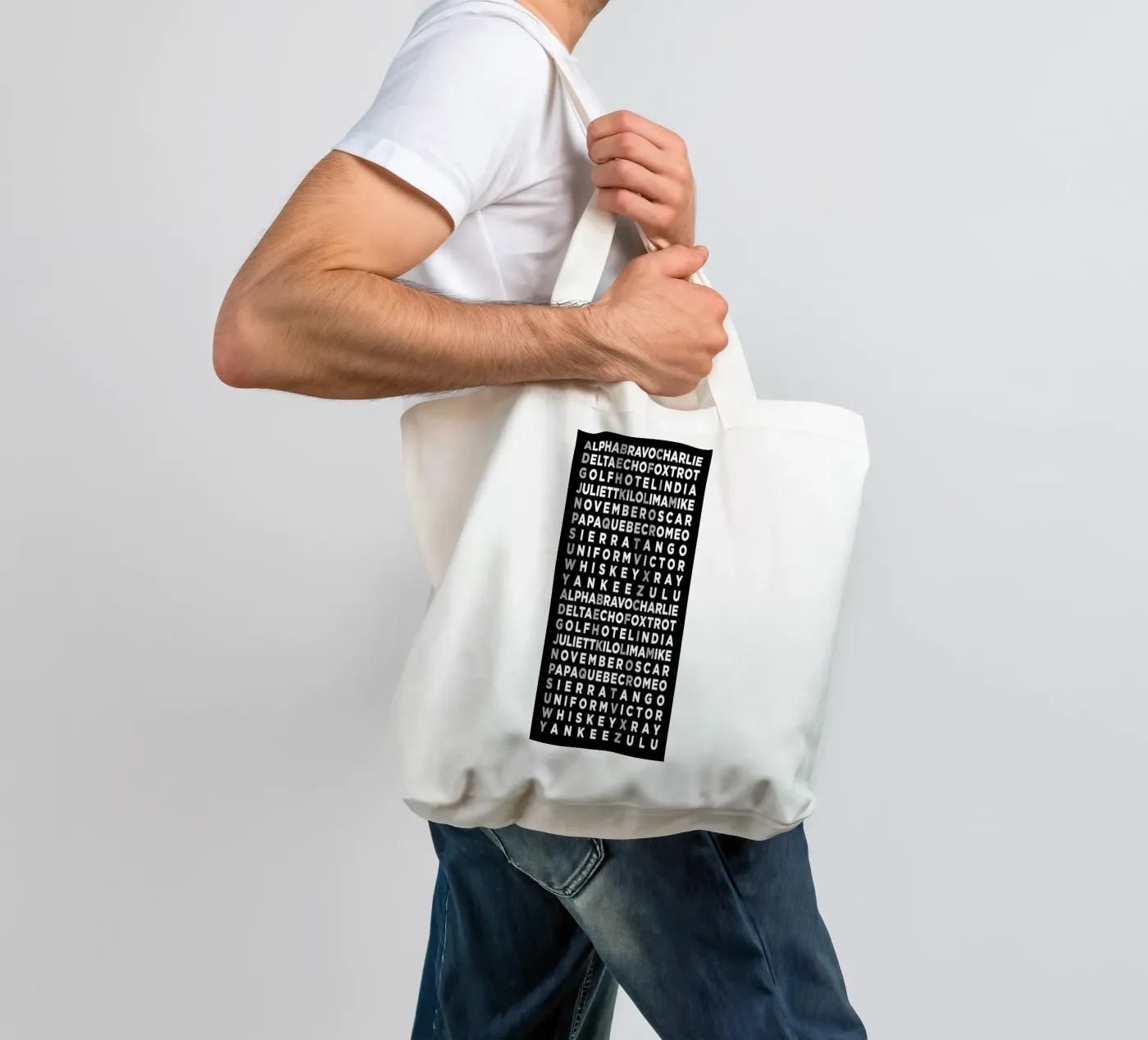 Alpha tote bag by 08left