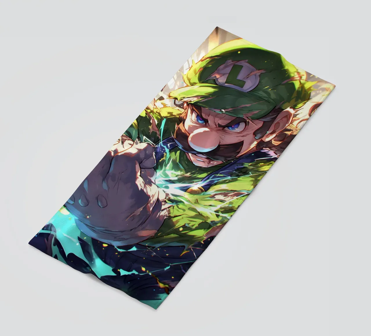 luigi Super Mario Bros telo mare da CreativeStudio