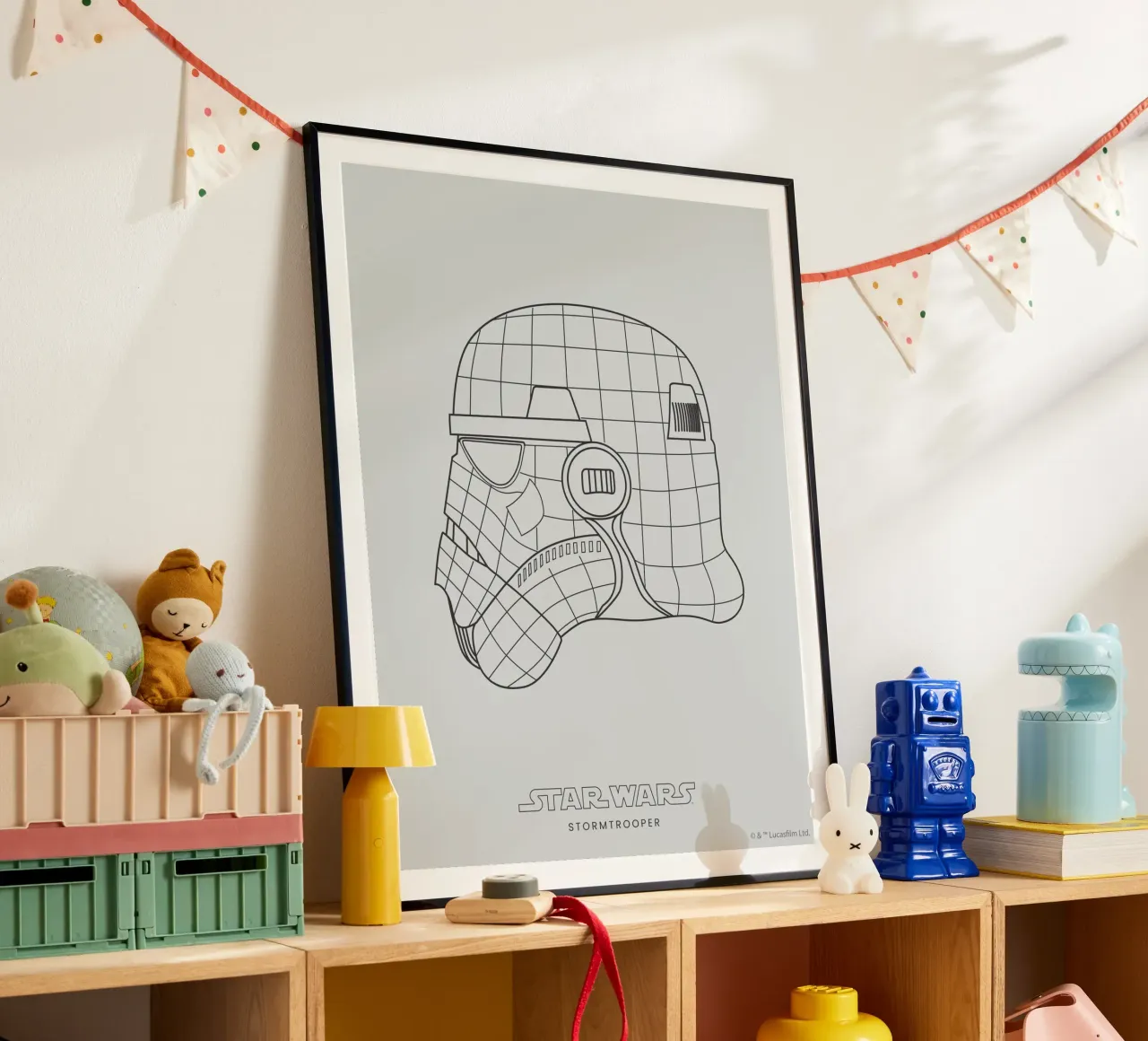 STORMTROOPER poster con telaio in plastica da Star Wars