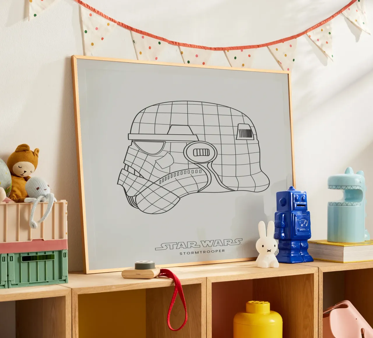 STORMTROOPER poster con telaio in plastica da Star Wars
