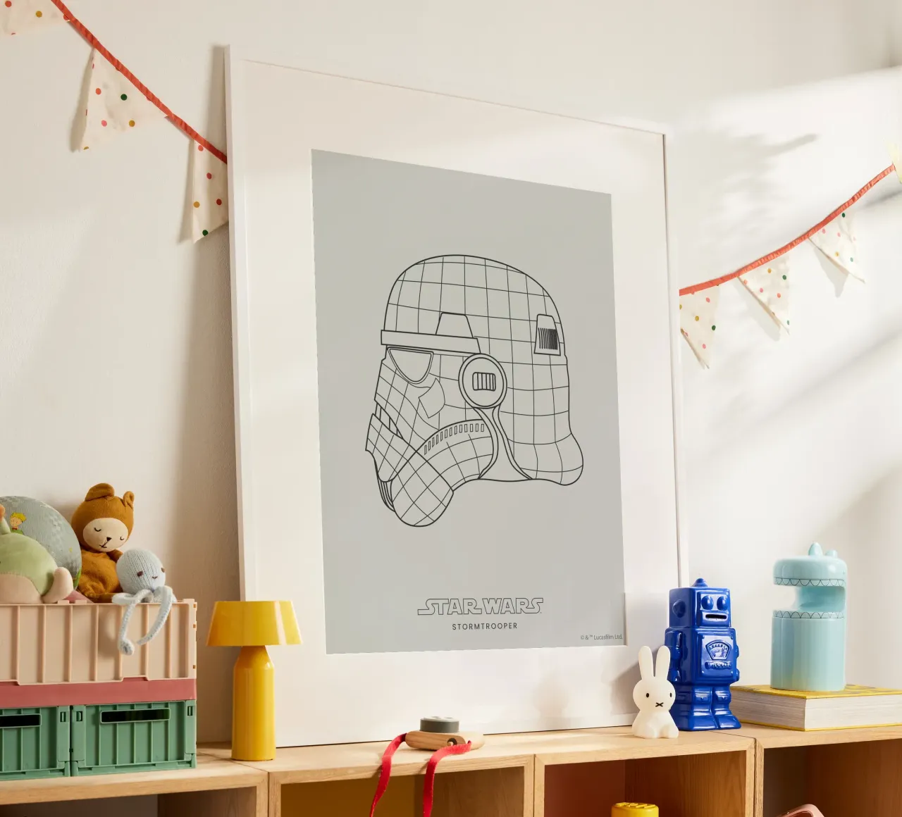 STORMTROOPER poster con telaio in plastica da Star Wars