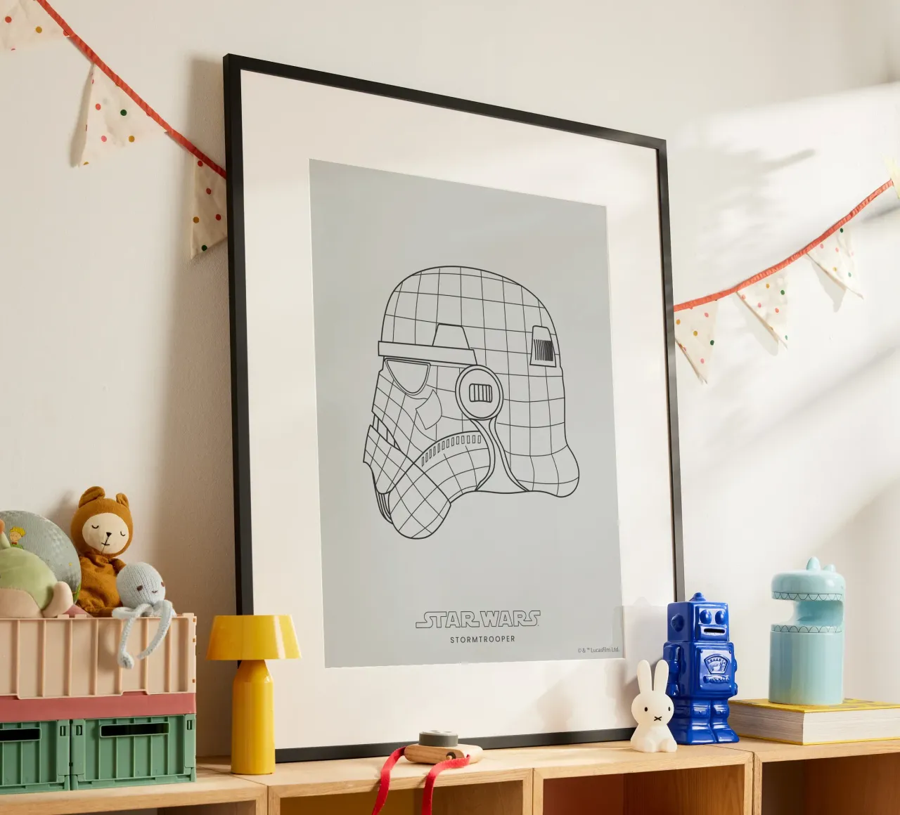 STORMTROOPER poster con telaio in plastica da Star Wars