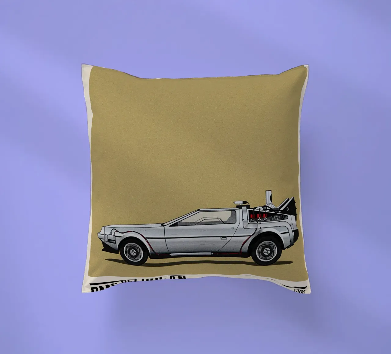 Back to the Future car movie cuscino da TheArtstudio