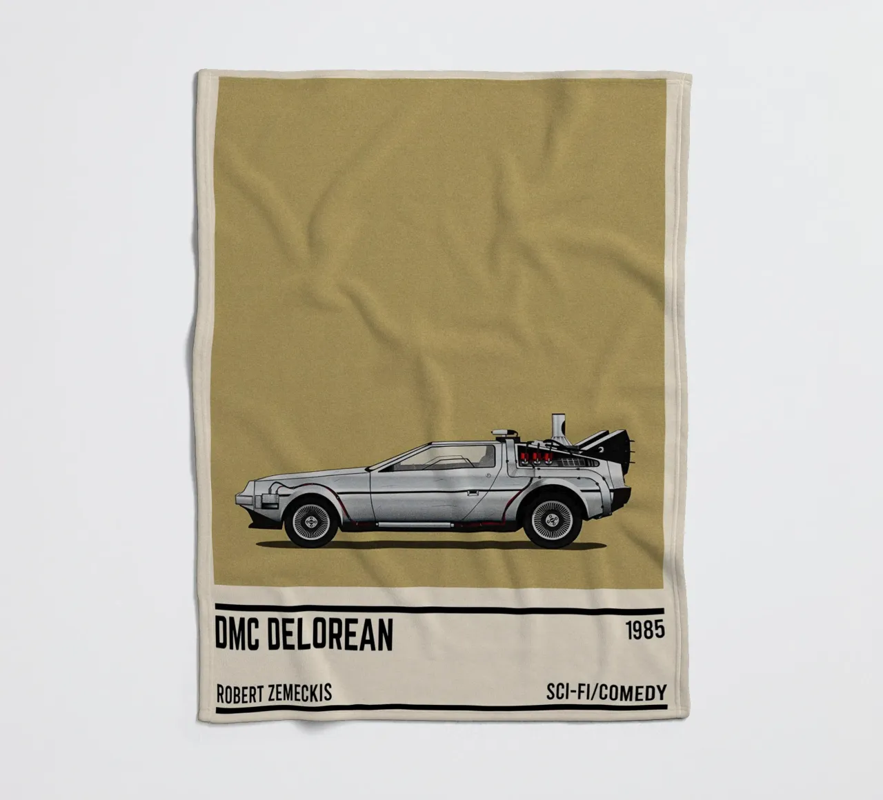 Back to the Future car movie coperta in pile da TheArtstudio