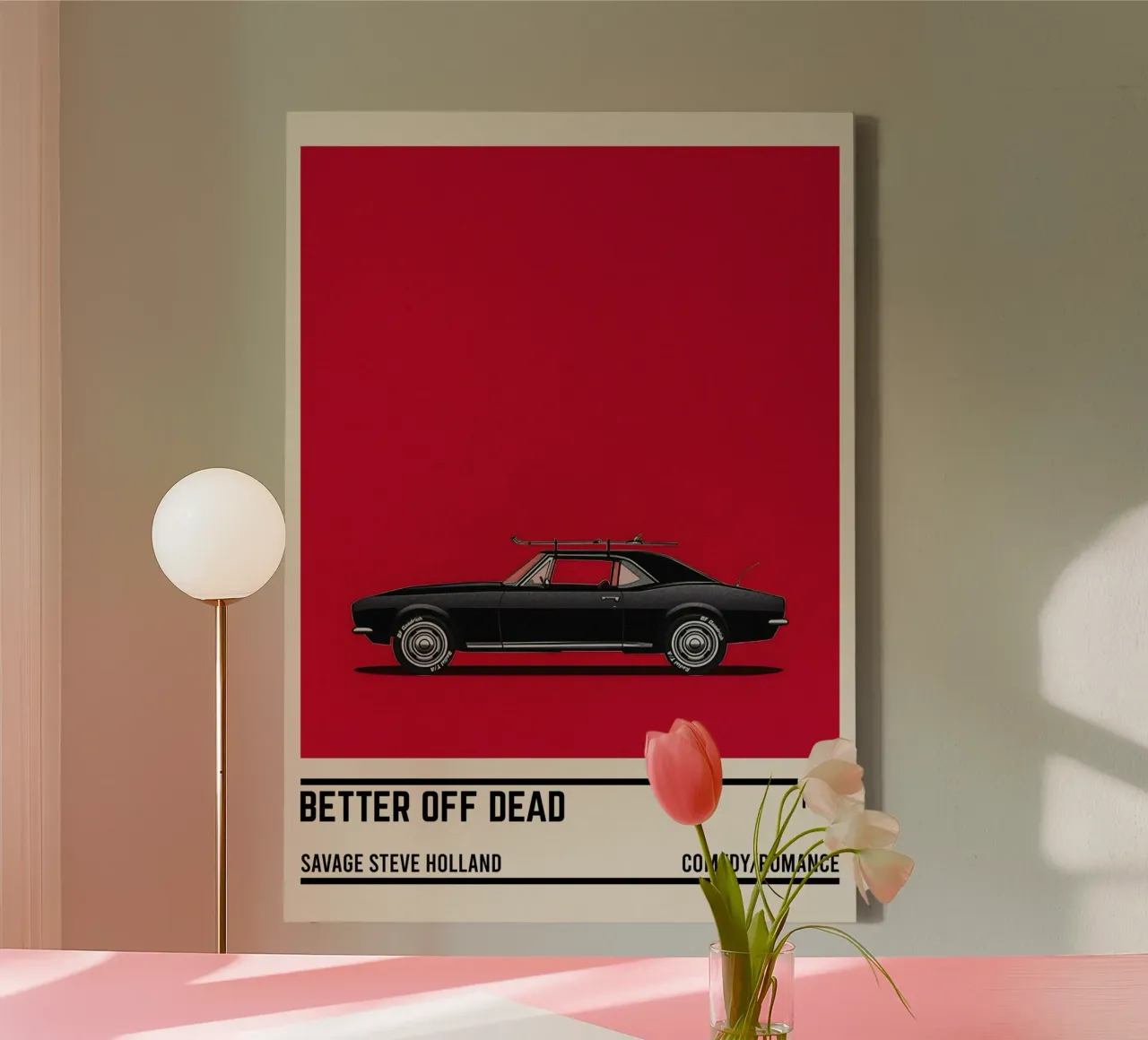Better Off Dead... car canvas met Baklijst van TheArtstudio