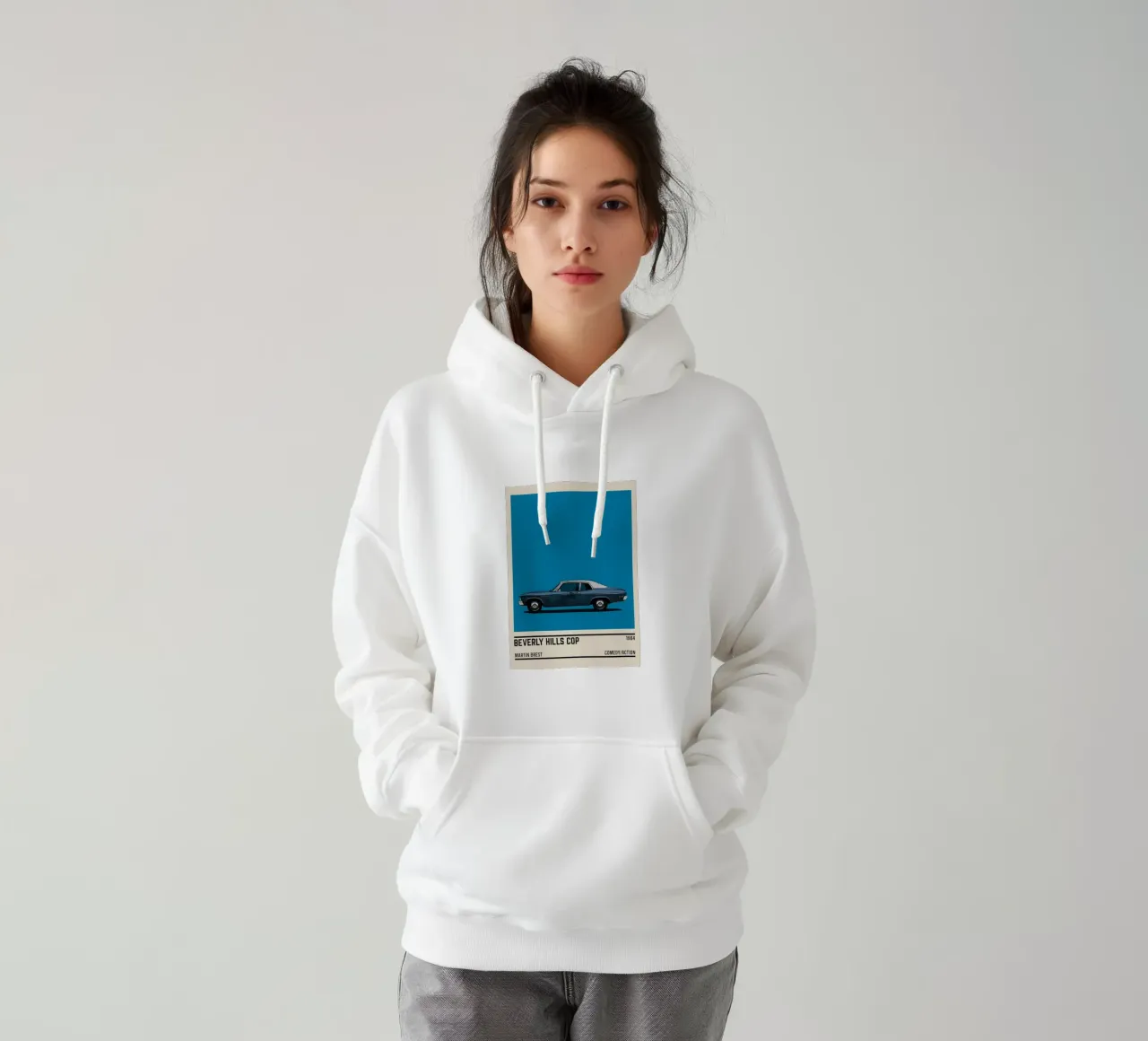 Beverly Hills Cop movie car felpa con cappuccio da TheArtstudio