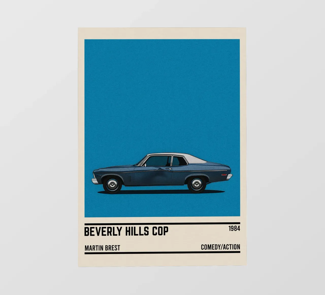 Beverly Hills Cop movie car telo in pvc da TheArtstudio