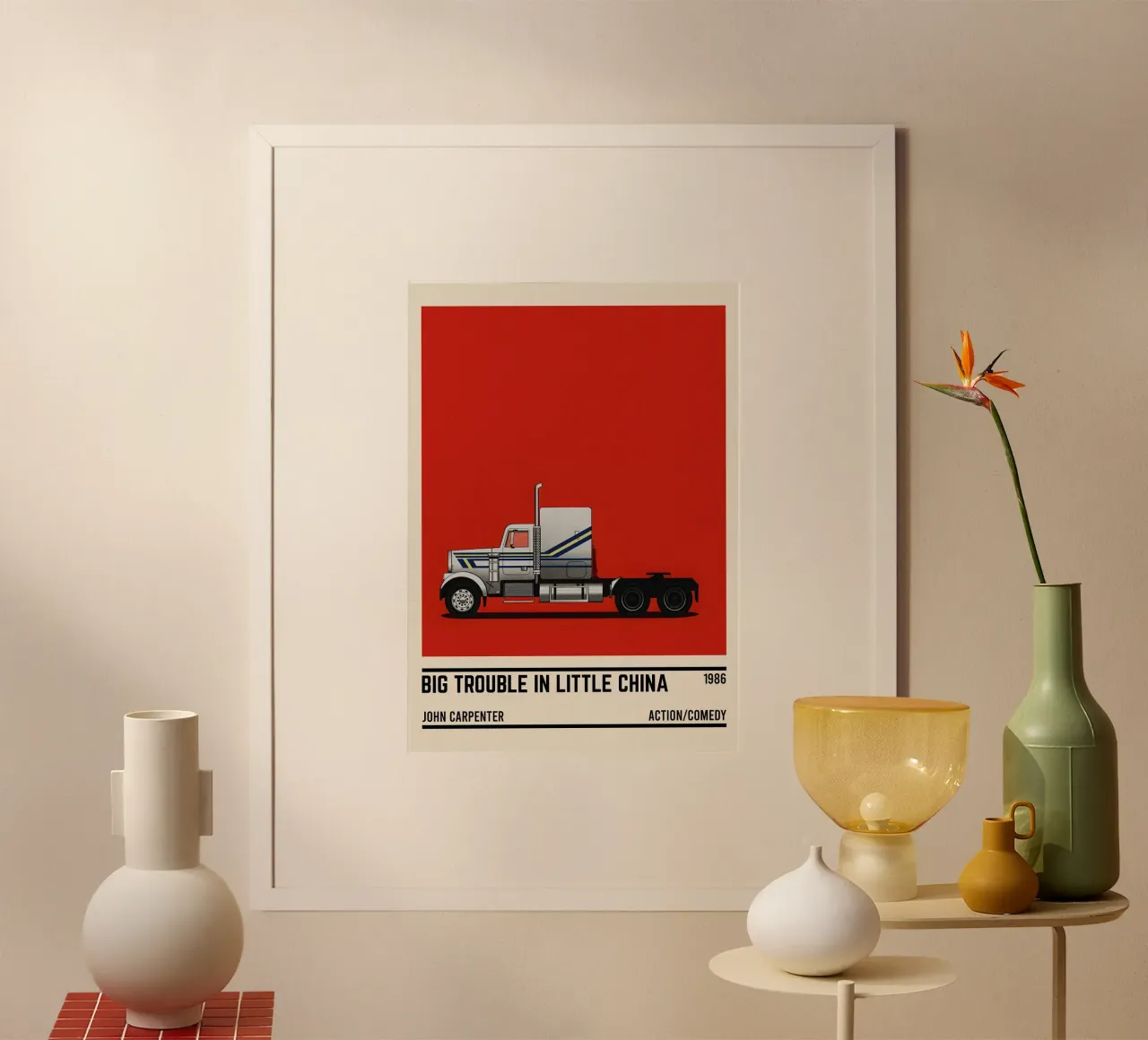 Big Trouble in Little China truck movie poster da TheArtstudio