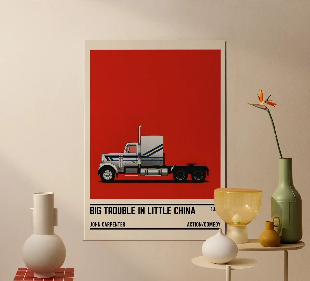 Big Trouble in Little China truck movie poster da TheArtstudio