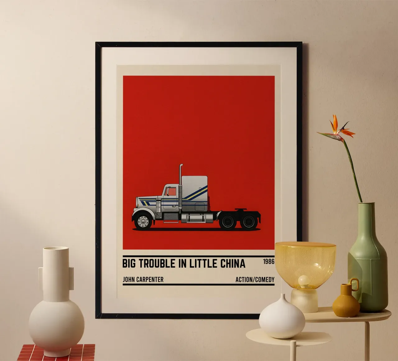Big Trouble in Little China truck movie poster da TheArtstudio